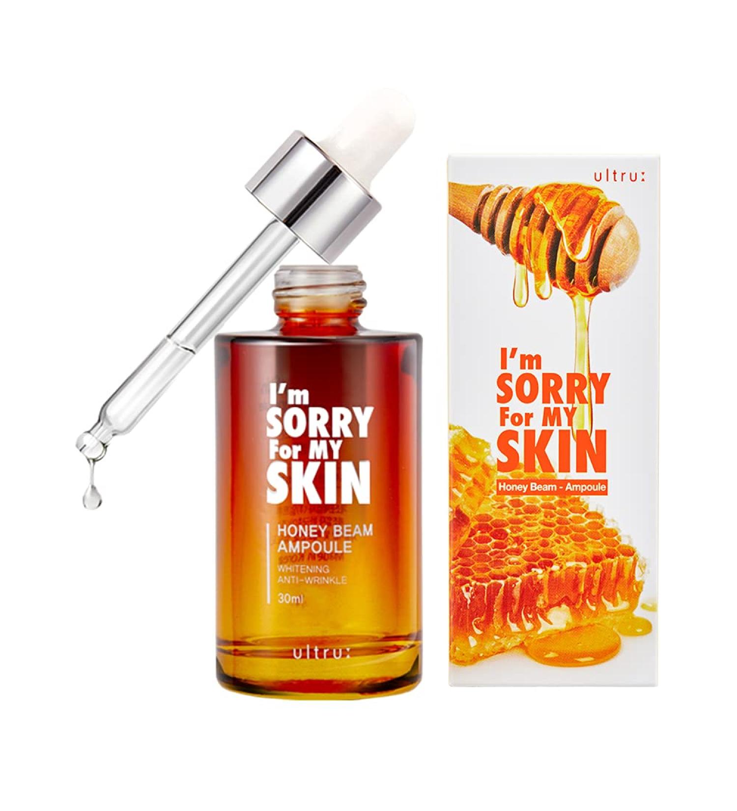 I M SORRY FOR MY SKIN Facial Ampoule - Korean Propolis Serum for Anti-Wrinkle & Nourishing Care | Niacinamide & Adenosine Boost - Buy Online on GoSupps.com