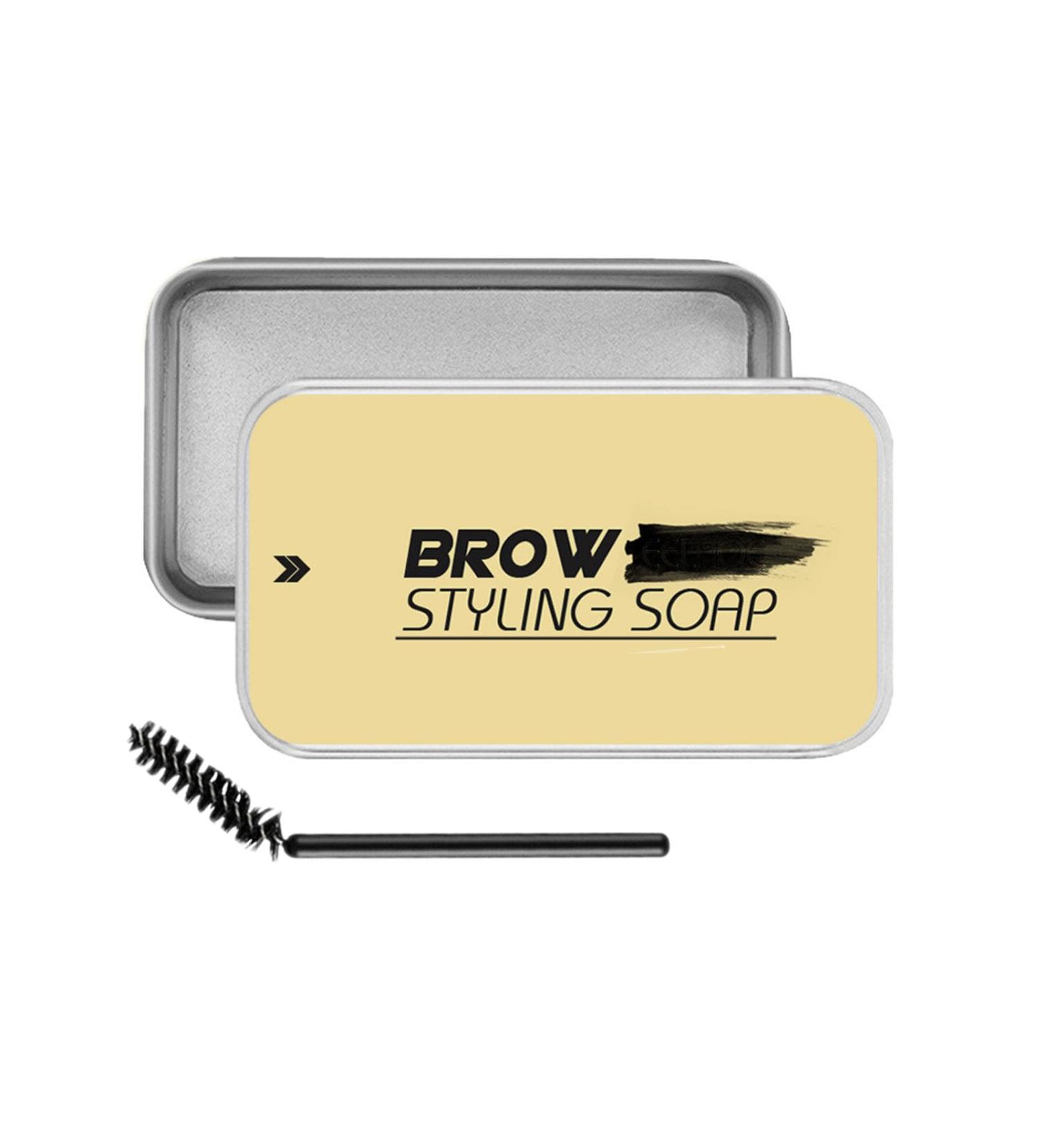 1 Pack Eyebrow Soap Brow Soap Long Lasting Eyebrow Gel Clear Eyebrow Wax Waterproof Brows Styling Soap Kit Pomade for Natural Eyebrow 16 g (Pack of 1)