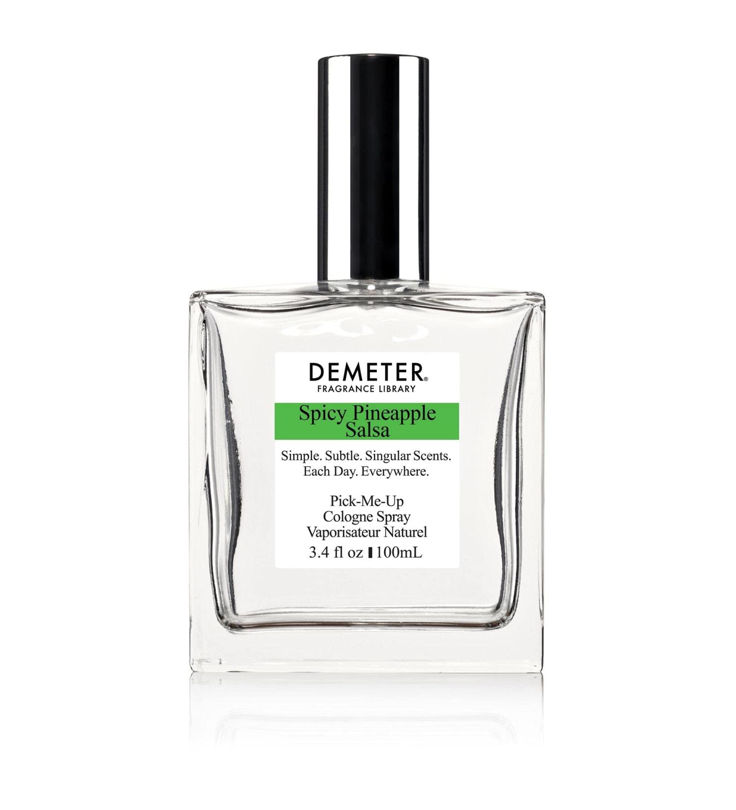 DEMETER Fragrance Library 3.4 oz Cologne Spray - Spicy Pineapple Salsa Spicy Pineapple Salsa 3.4 Fl Oz (Pack of 1)
