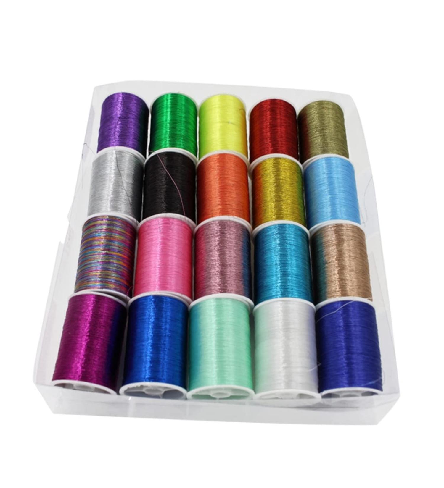 Topperfun Sewing Yarn Coils - Premium Crossstick & Quilt Yarn Set for DIY Sewing | Hand Stick Set with Metal Wires & Polyester Yarn - Ideal for Home Crafts - Buy Online on GoSupps.com