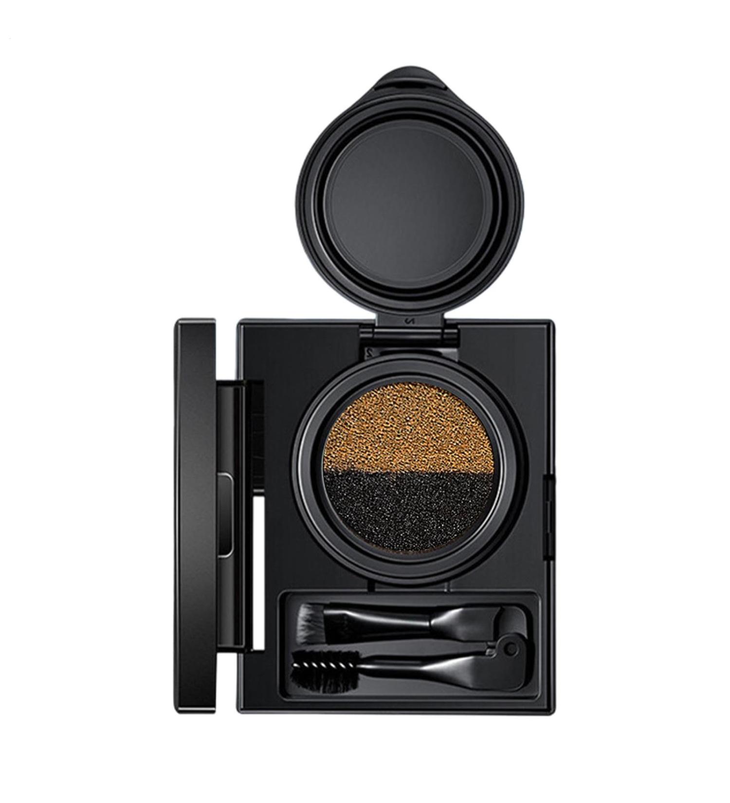 Eyebrow pomade Twotone Eyebrow Mascara Eyebrow and Eye Long Lasting Elegance Liner Cream with Stamp Waterproof Eyebrow Powder with Double Brush for Women 01 - Buy Online on GoSupps.com