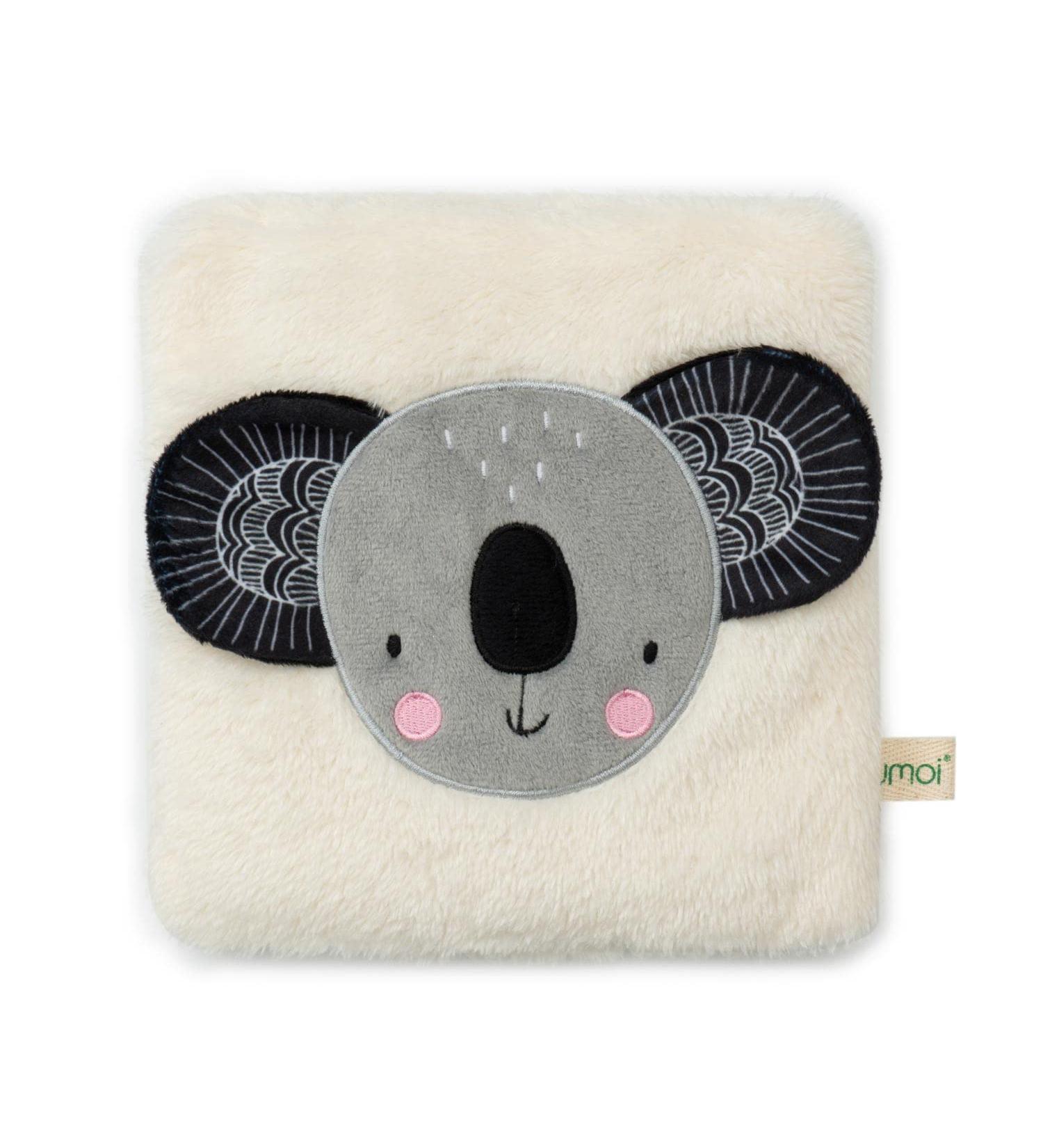 Children's Lavender Warming Pillow - 18x18cm Soft Grain Pillow with Removable Koala Beige Cover - Buy Online on GoSupps.com
