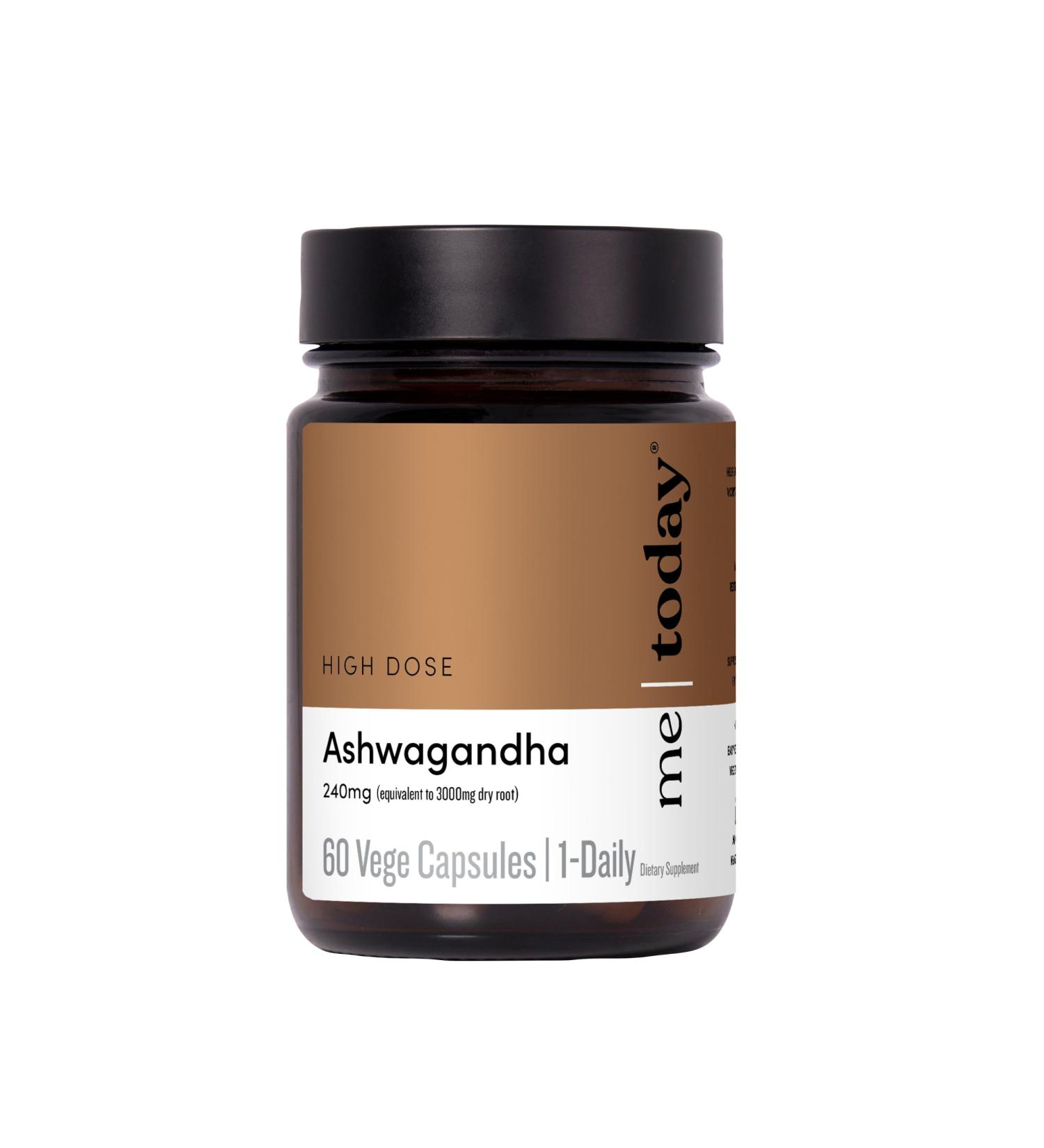 me today Ashwagandha Supplement Capsules 3000 mg -High Strength Adaptogen Supplement for Stress Relief Mental Clarity & Focus Vegan Natural Daily Wellness Formula 60 Servings. - Buy Online on GoSupps.com