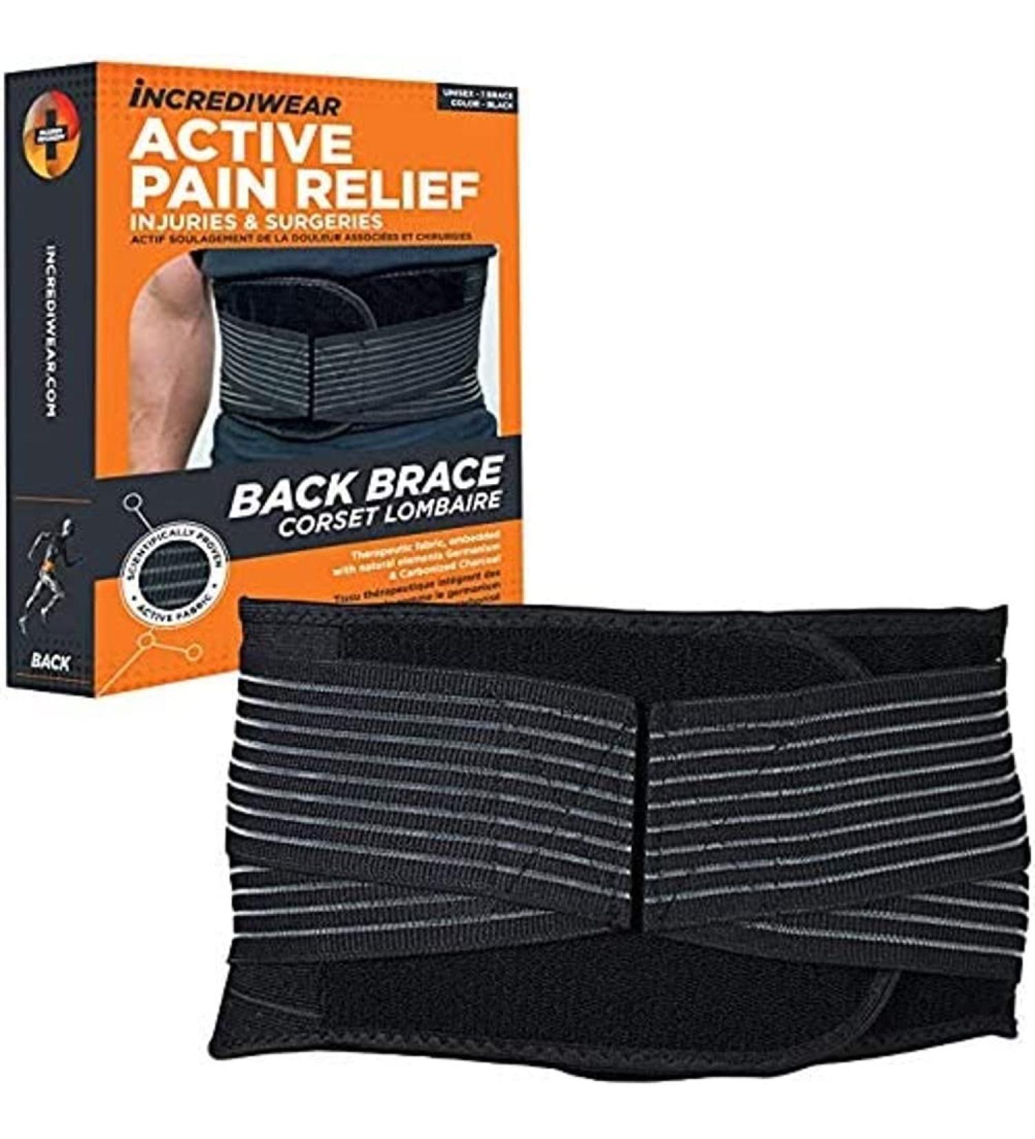 Incrediwear Back Brace - Ultimate Back Support for Pain Relief | Sciatica & Herniated Disc | Lumbar Support (X-Large - Buy Online on GoSupps.com