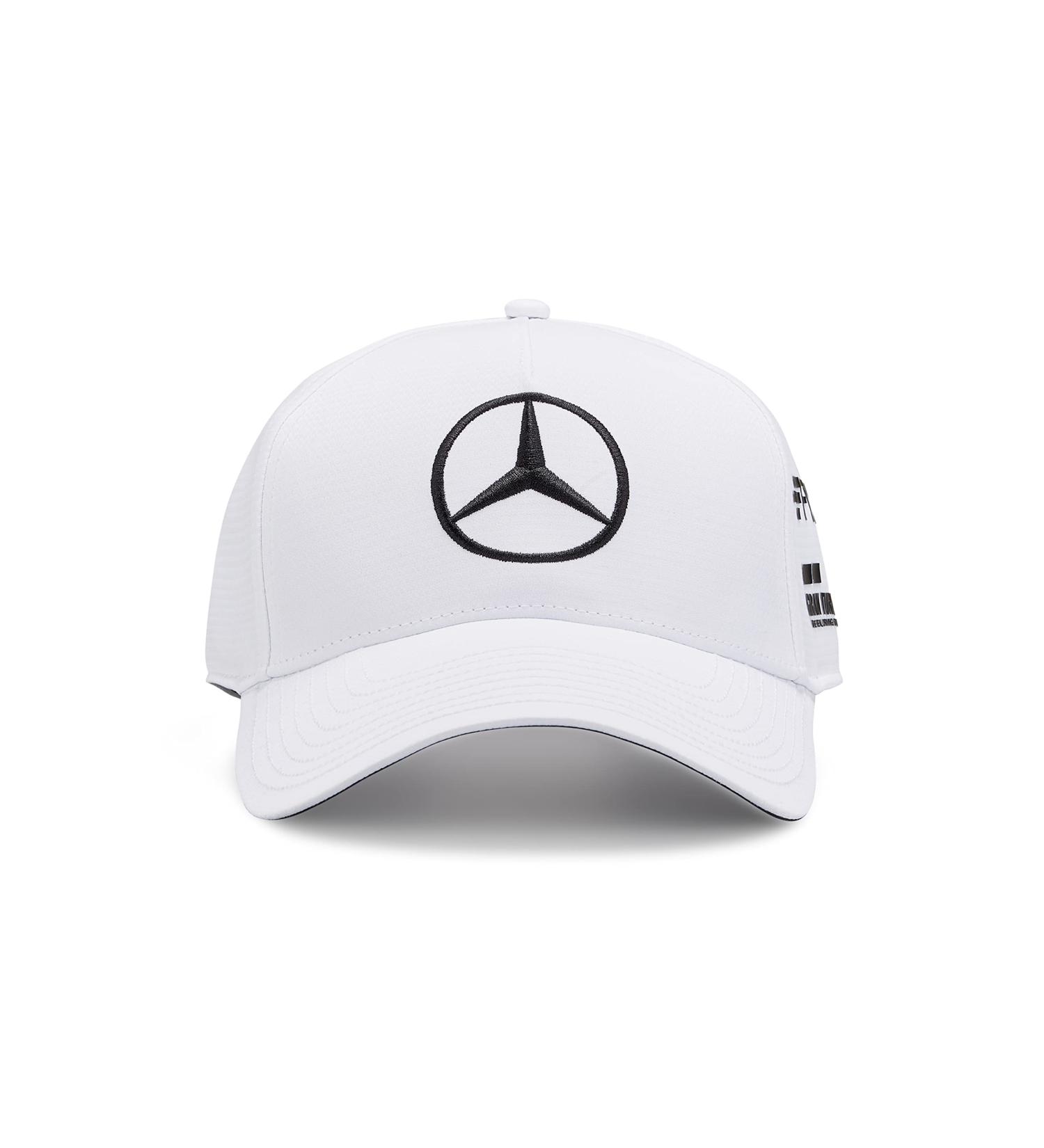Mercedes AMG Petronas F1 Merchandise | Lewis Hamilton Kinder 2022 Team Cap - Official White Cap for Kids - Buy Online on GoSupps.com