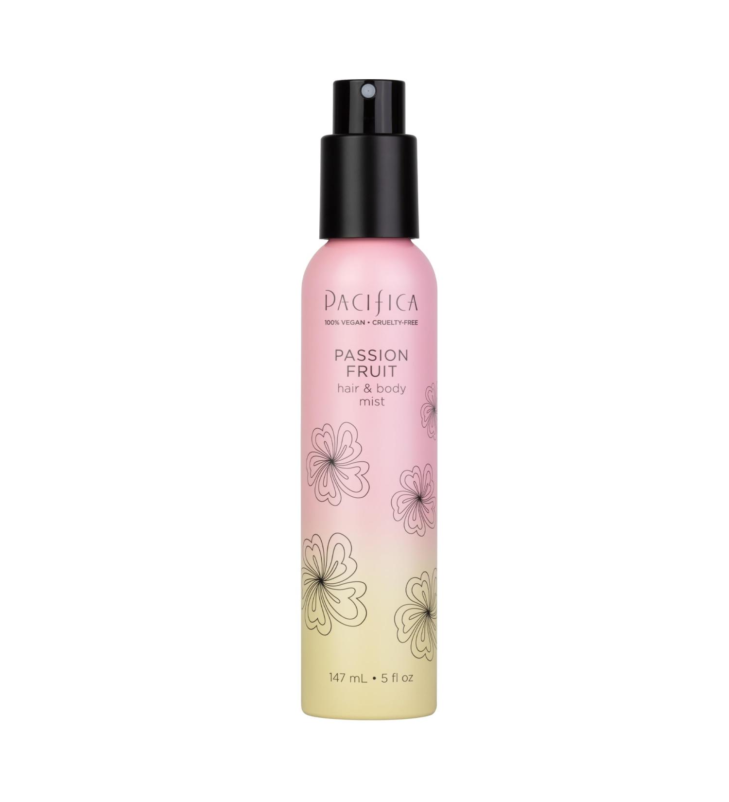 Pacifica Hair Perfume & Body Fragrance Spray Mist - Passion Fruit with Pineapple Orange Blossom Vanilla Sandalwood & Bergamot Alcohol-Free Vegan & Cruelty-Free 5 oz (1 Count) New Passionfruit 5 Fl Oz (Pack of 1) - Buy Online on GoSupps.com