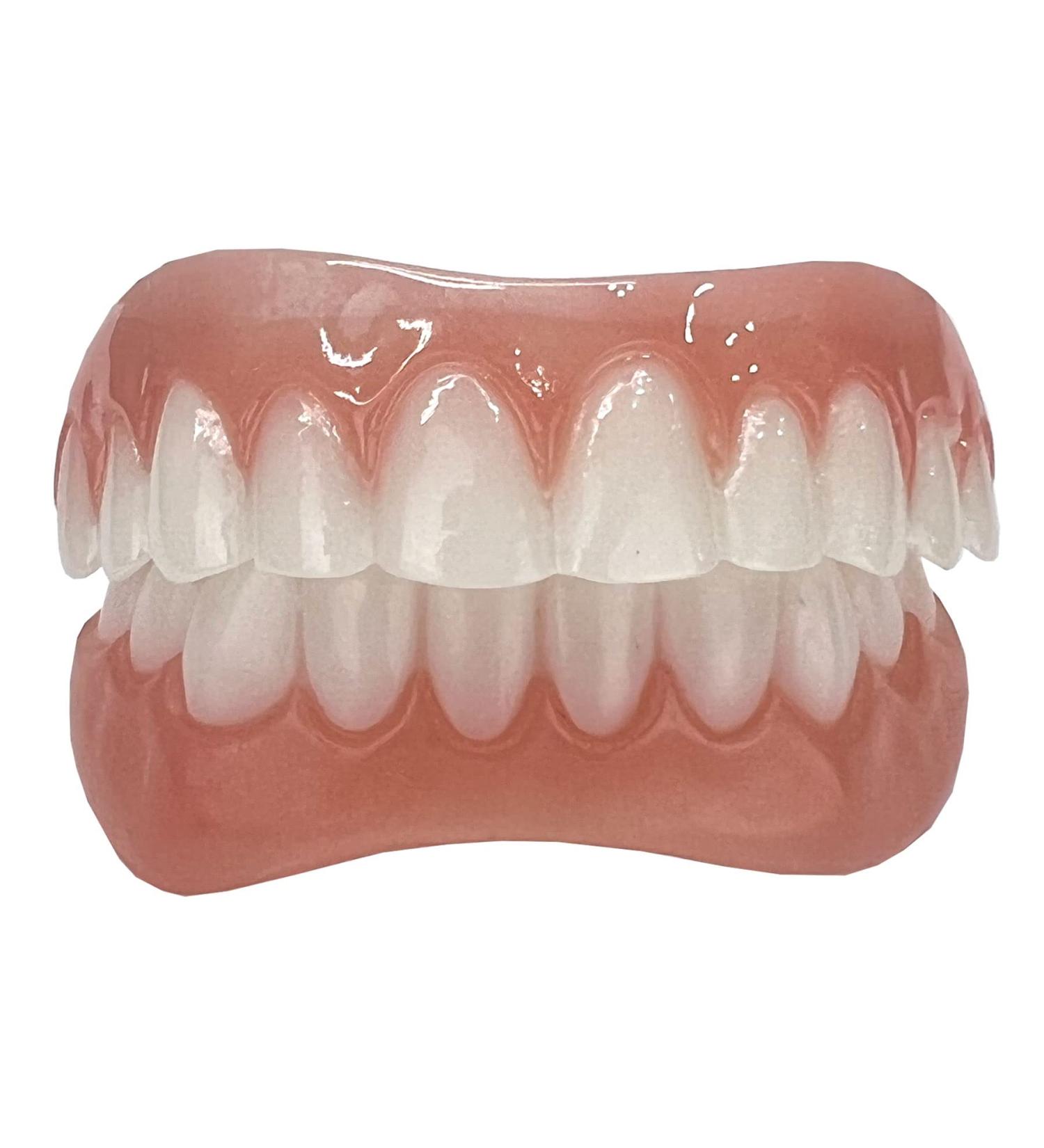 Instant Smile Comfort Fit Flex Teeth - Bright White Shade 4 Piece Set - Fix Your Smile at Home Within Minutes - Buy Online on GoSupps.com