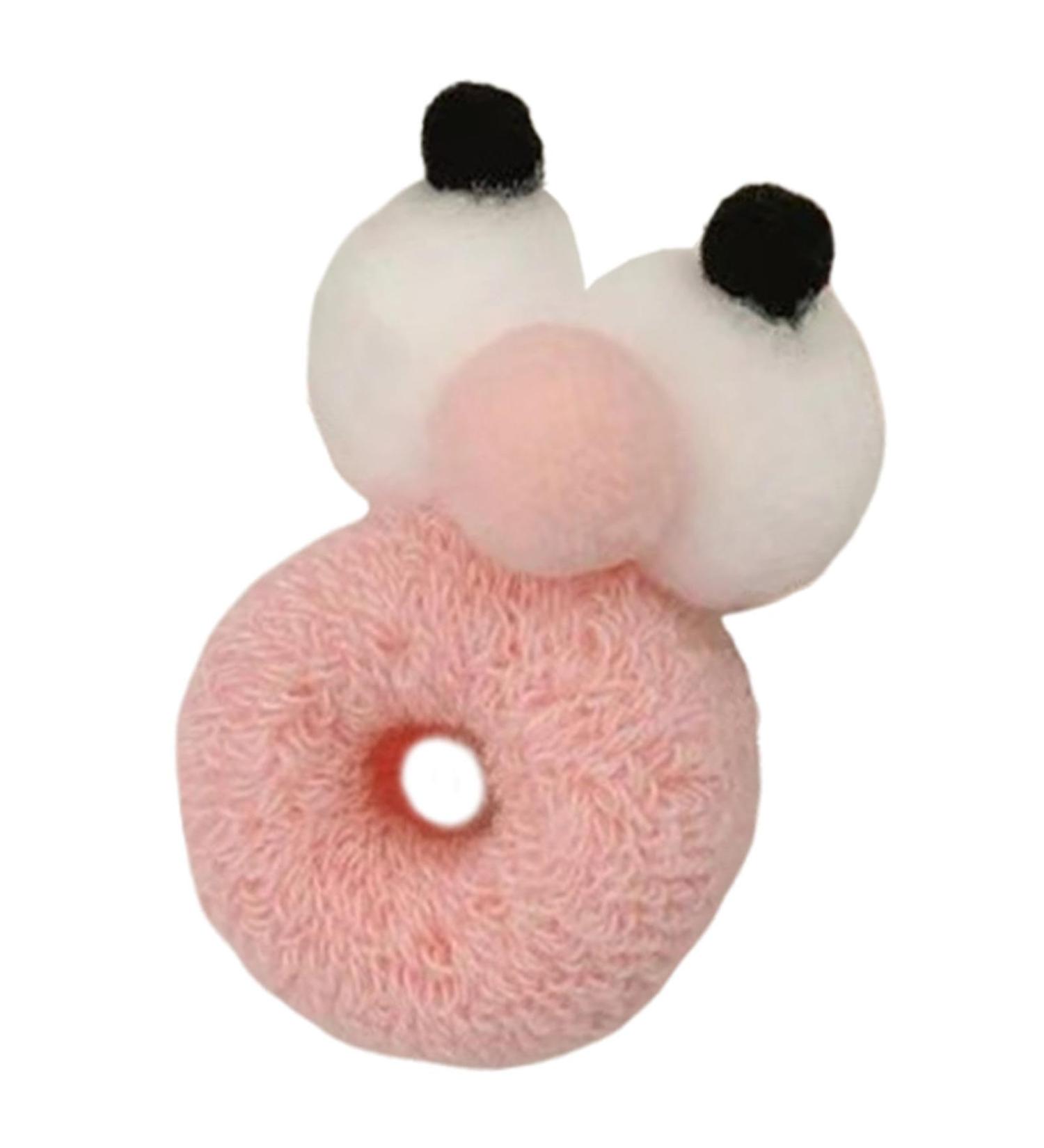 YRTUOP Funny Hair Ties Hair Pom Big Eyes Funny Design Hair Ties High Elasticity Hair Ties For Strong Secure Hold For Women Girls Pink - Buy Online on GoSupps.com