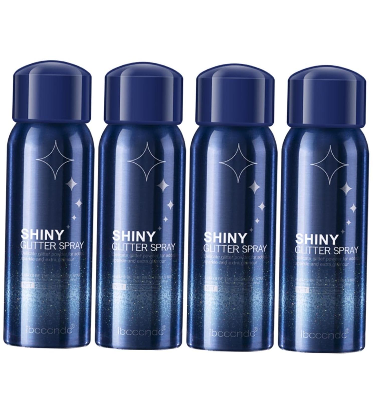 FOMIYES 4pcs Spray Body Glitter - Highlighter for Body Hair & Makeup | Shimmering Body Powder & Glitter Makeup - Buy Online on GoSupps.com