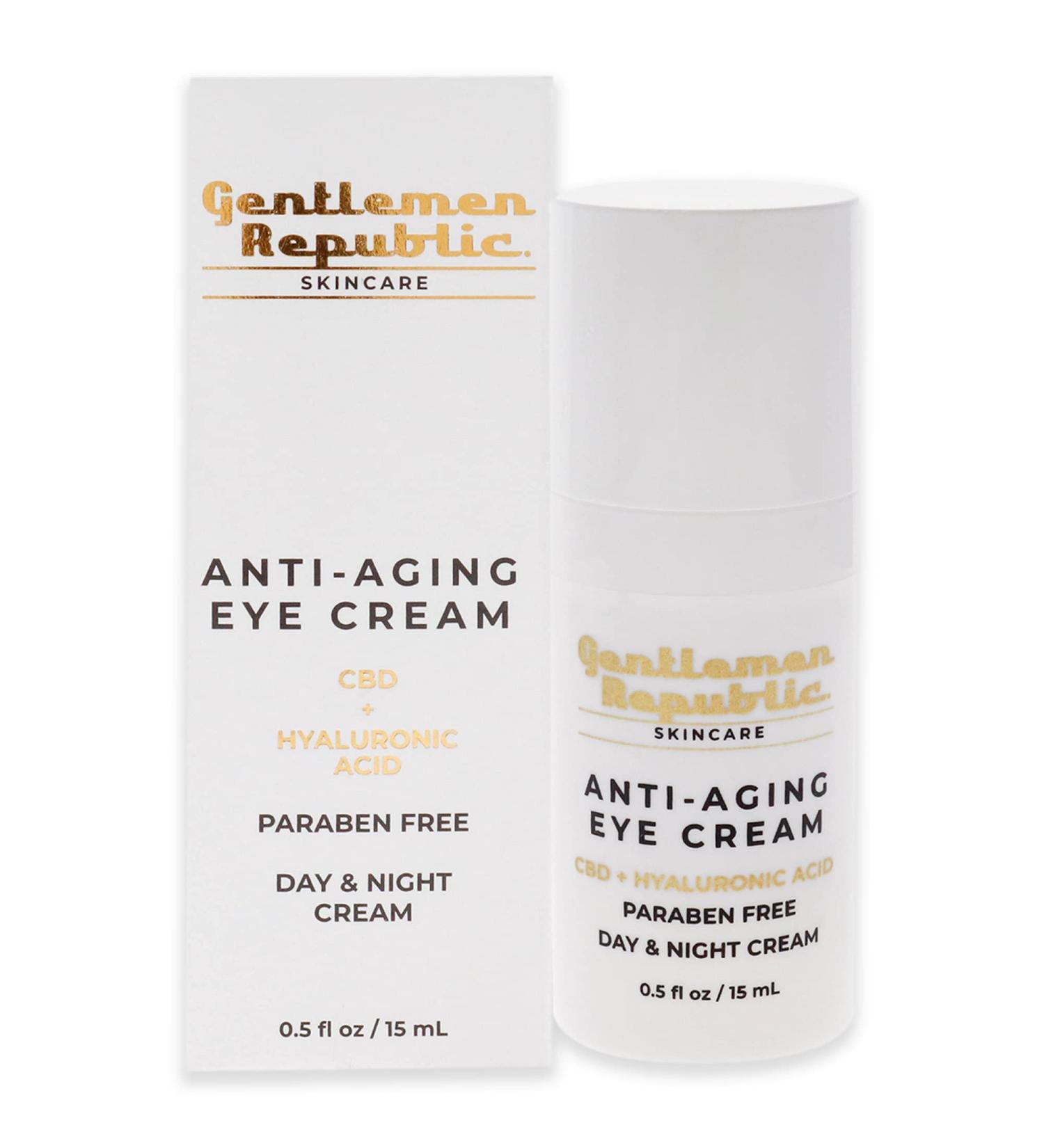 Gentlemen Republic Anti-Aging Eye Cream for Men - 0.5 oz Genuine Grooming Product | International Shipping - Buy Online on GoSupps.com