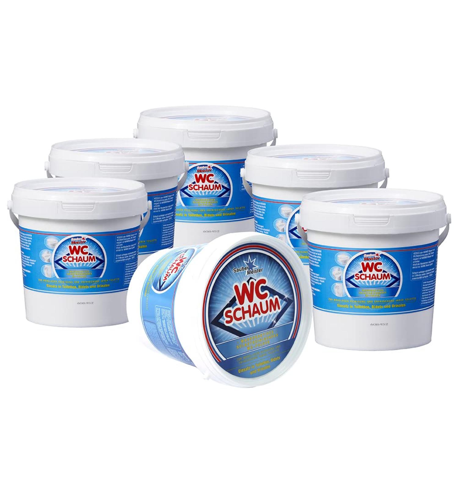Toilet Cleaner Foam | Powerful Lime & Urine Stone Remover | TV's Magic WC Powder | Kloreiniger 1000g (5x100g 10 Set) - Ideal for International Shipping - Buy Online on GoSupps.com