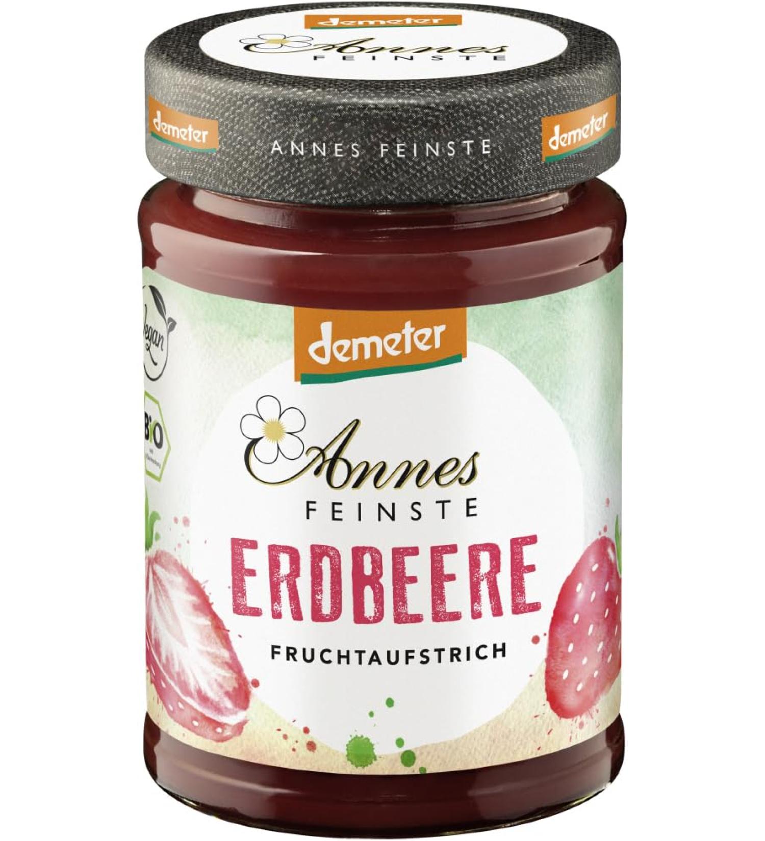 Annes Feinste Demeter Organic Strawberry Spread (2 x 200 g)