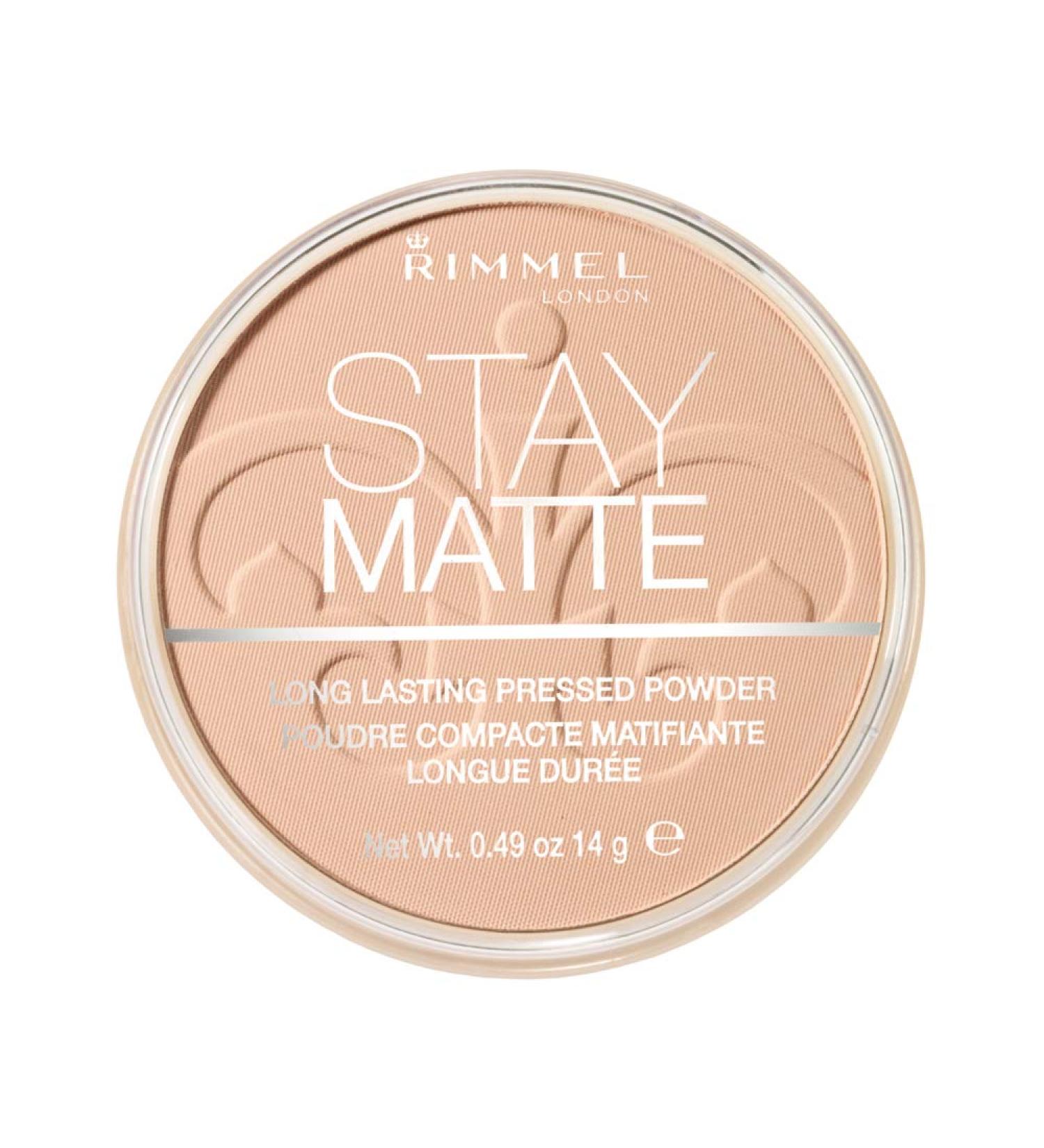 Rimmel London Stay Matte Face Powder Compact N007 Mohair - 14g | Buy Internationally | Long-lasting Oil Control - Buy Online on GoSupps.com