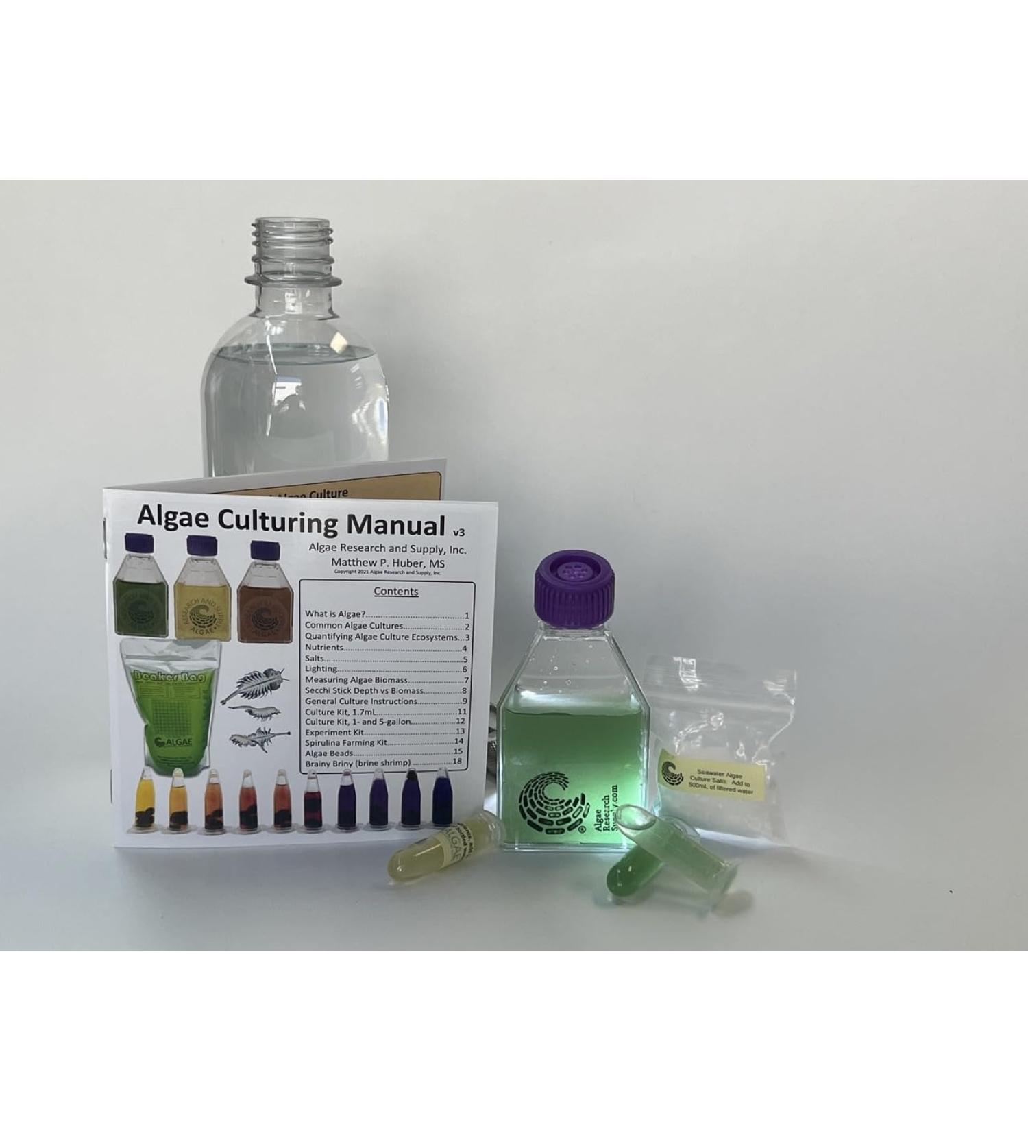 Algae Research Supply Algae Culture Kit Spirulina Perfect for School Science Fairs/Projects Experiments & Classrooms - Buy Online on GoSupps.com