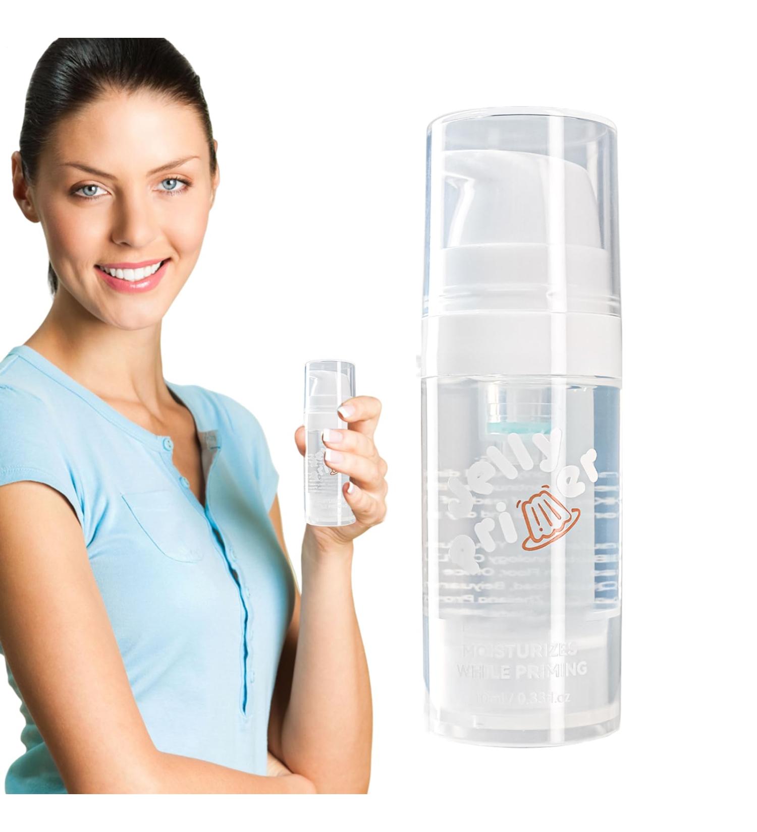  Berriphonia Soft-textured makeup primer - Jelly finishing face base | Lightweight silky moisturizing pore-rejecting smooth base for flawless foundation prep cream - Buy Online on GoSupps.com