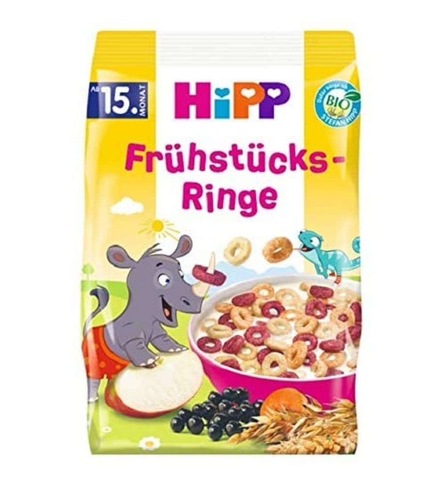 Hipp Organic Muesli Breakfast Rings Pack of 5 (5 x 135 g) H 3537 Breakfast Rings 135g 135 g (Pack of 5) Breakfast Rings