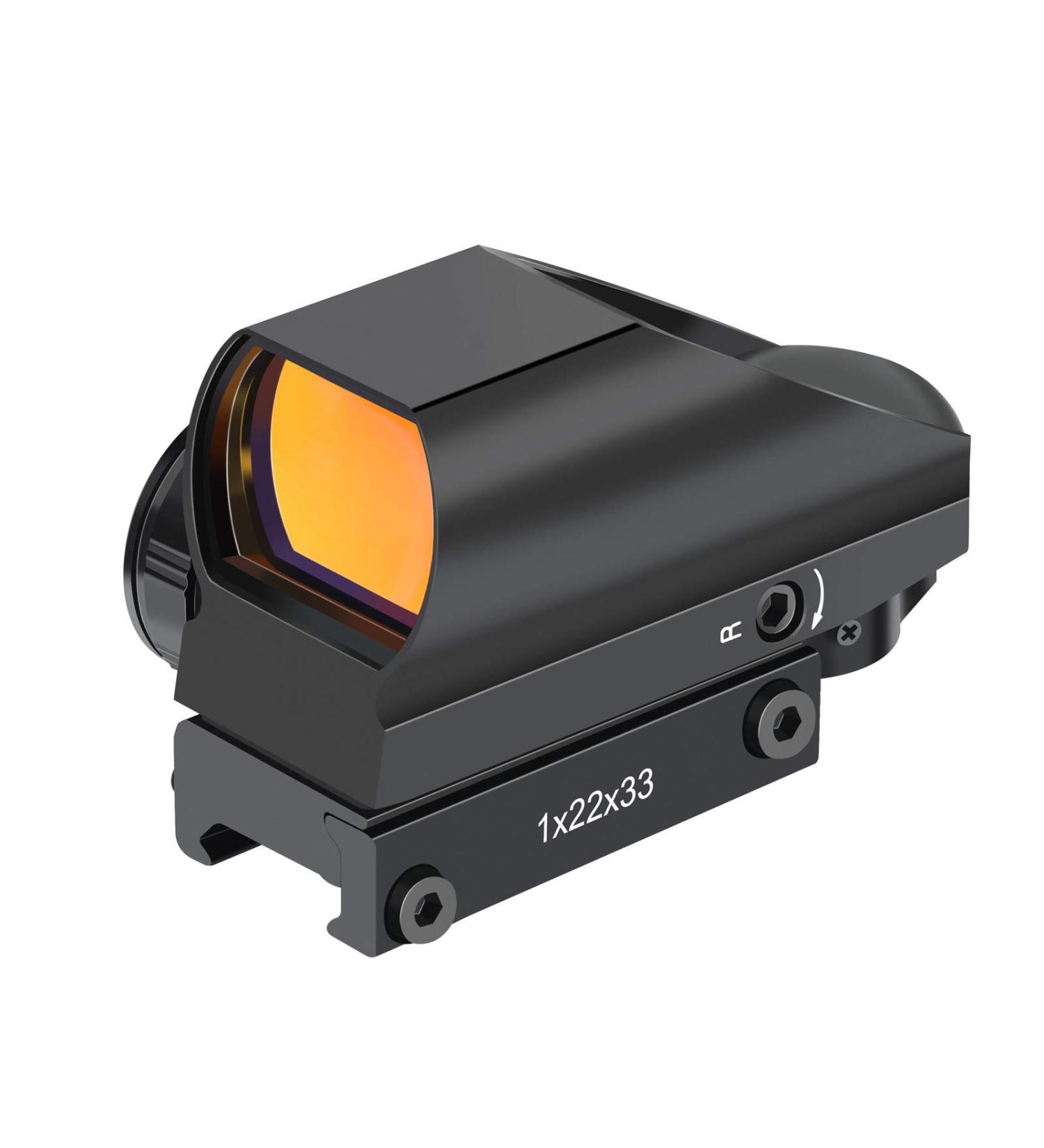 OTW RS-25 Reflex Sight 1x22x33mm | Red Dot Sight w/ Multiple Reticles & Picatinny Rail Mount - Buy Online on GoSupps.com