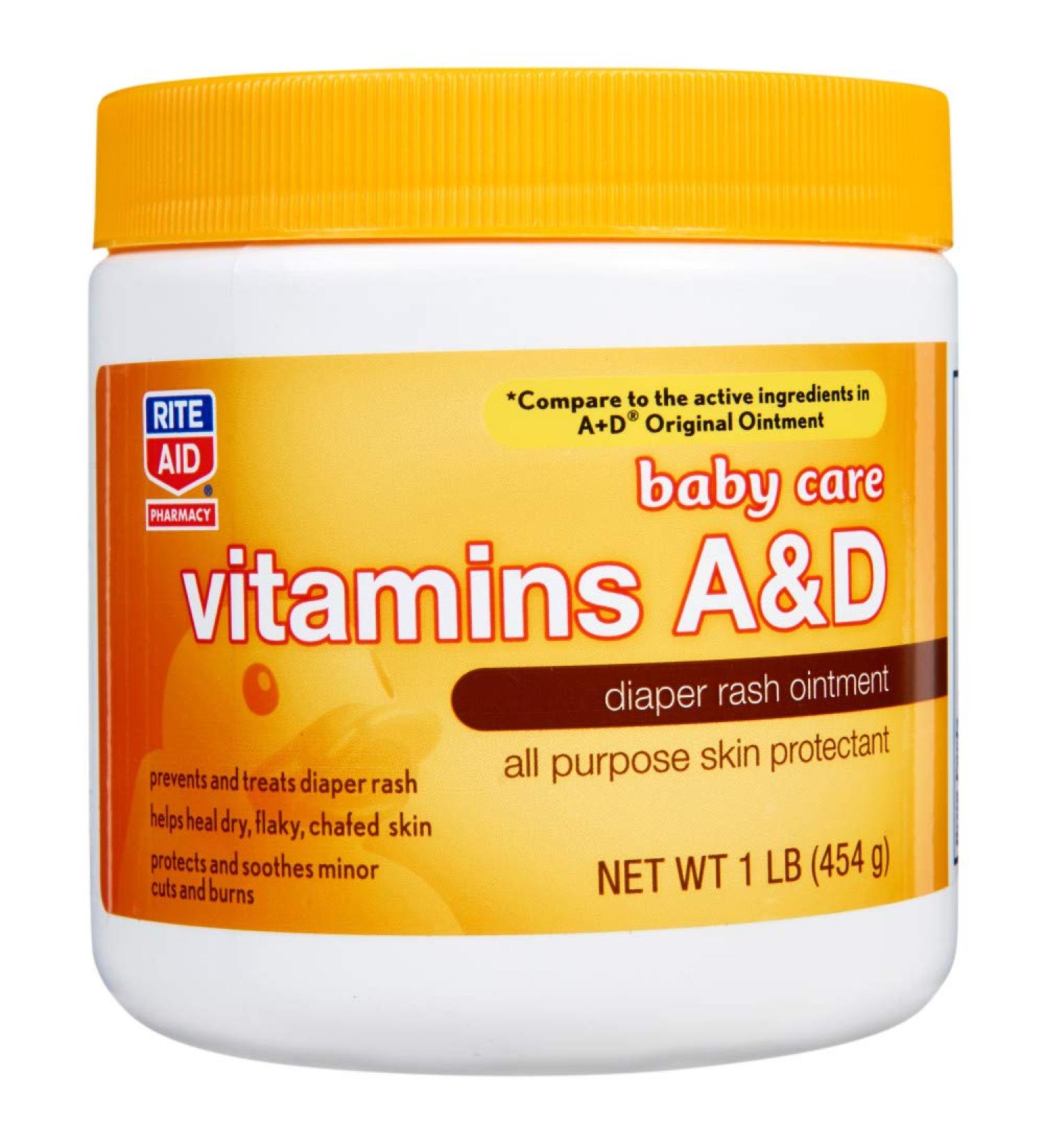 Rite Aid Pharmacy Diaper Rash Ointment with Vitamins A & D - 1 lb