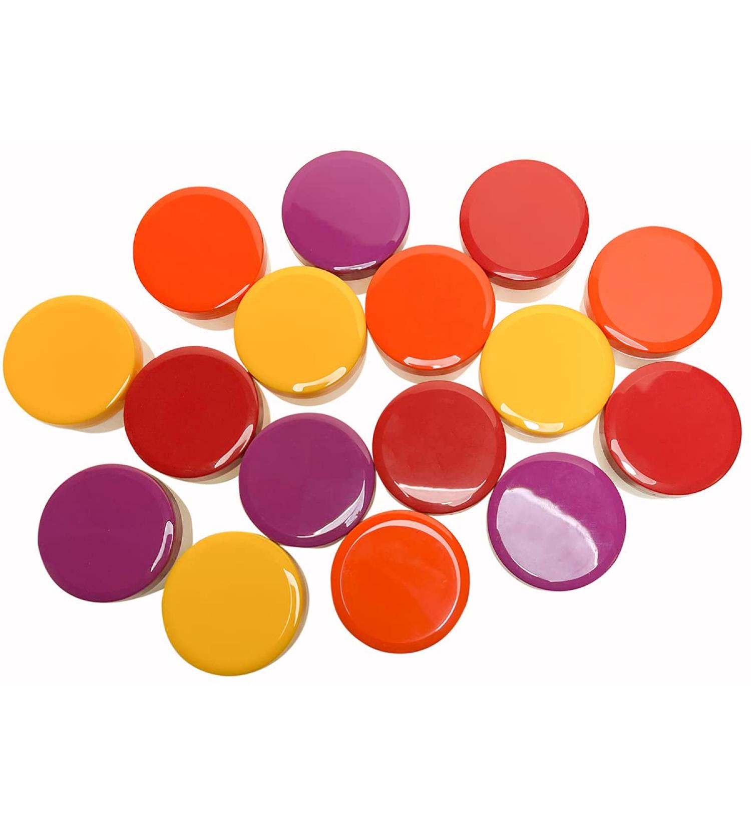16 Premium Ointment Jars with Colored Lids - 35ml Cream Jars - Made in Germany - International Shipping Available - Buy Online on GoSupps.com