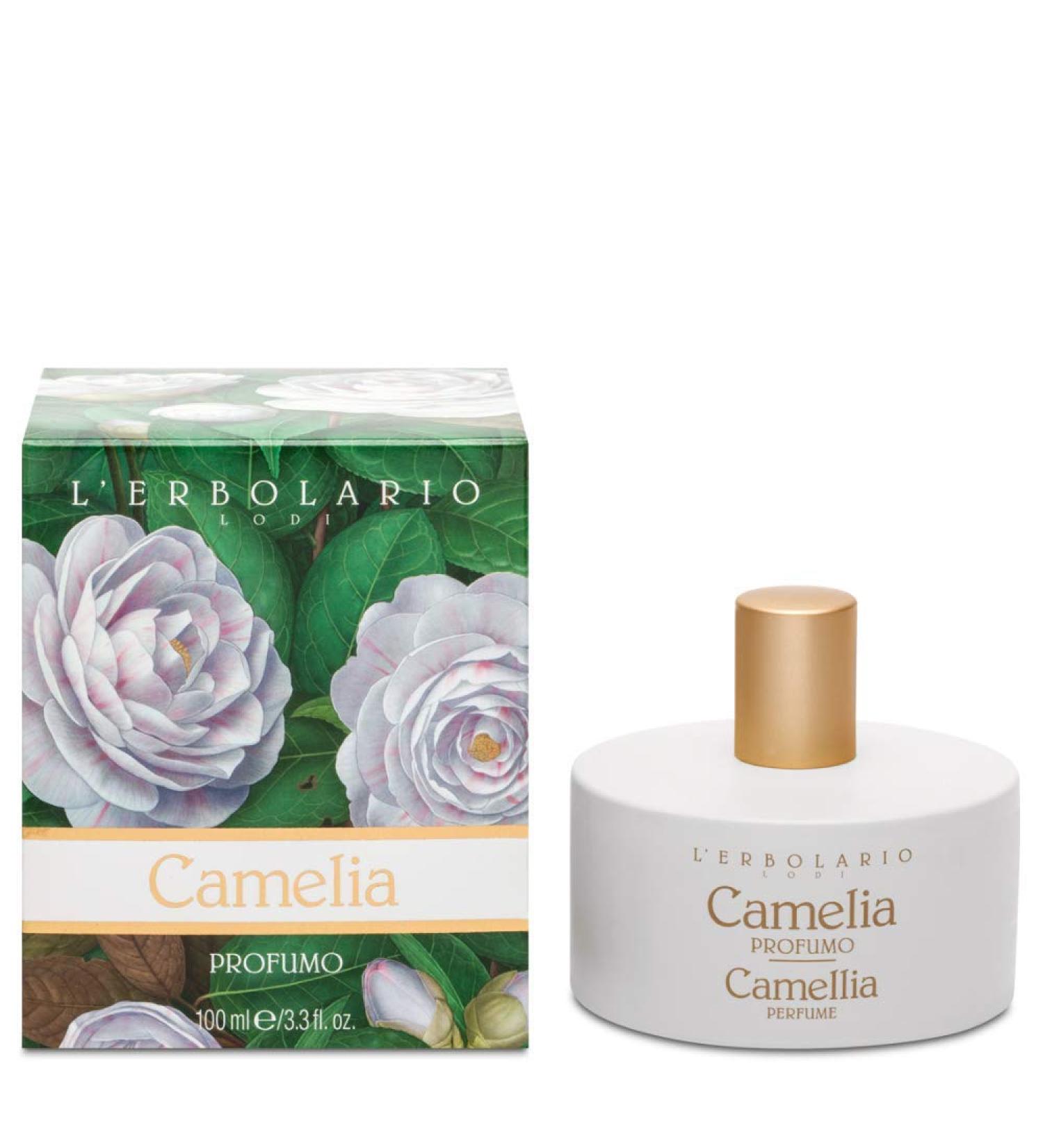 L'Erbolario Camellia - Refined Notes Of Camellia - Warmth Of Elemi And Amber - Exotic Spicy Essence Of Tonka Bean - Unique And Seductive Natural Fragrance - Floral Powdery Scent - 3.3 Oz EDP Spray Camellia 3.3 Ounce (Pack of 1) - Buy Online on GoSupps.com