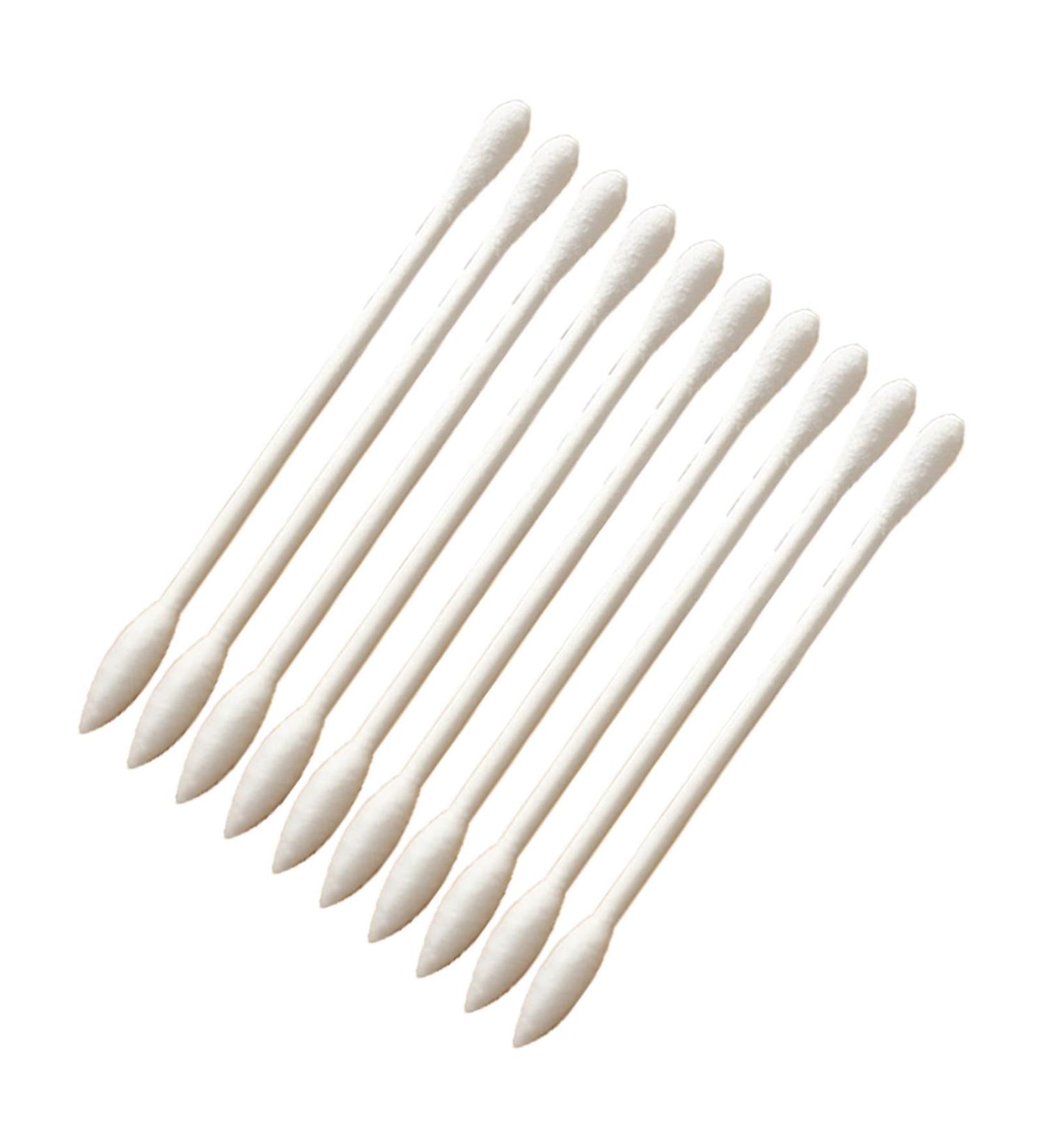 Makeup Remover Swabs - 100pcs Individually Wrapped Double Tipped Cotton Swabs for Gentle & Comfortable Makeup Removal | Portable & Soft for Home Use - Buy Online on GoSupps.com