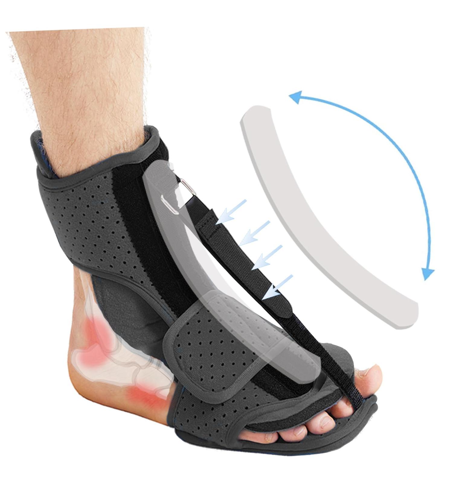 Plantar Fasciitis Night Splint - Upgrade Relief for Men & Women | Achilles Tendonitis Brace | International Shipping Available - Buy Online on GoSupps.com