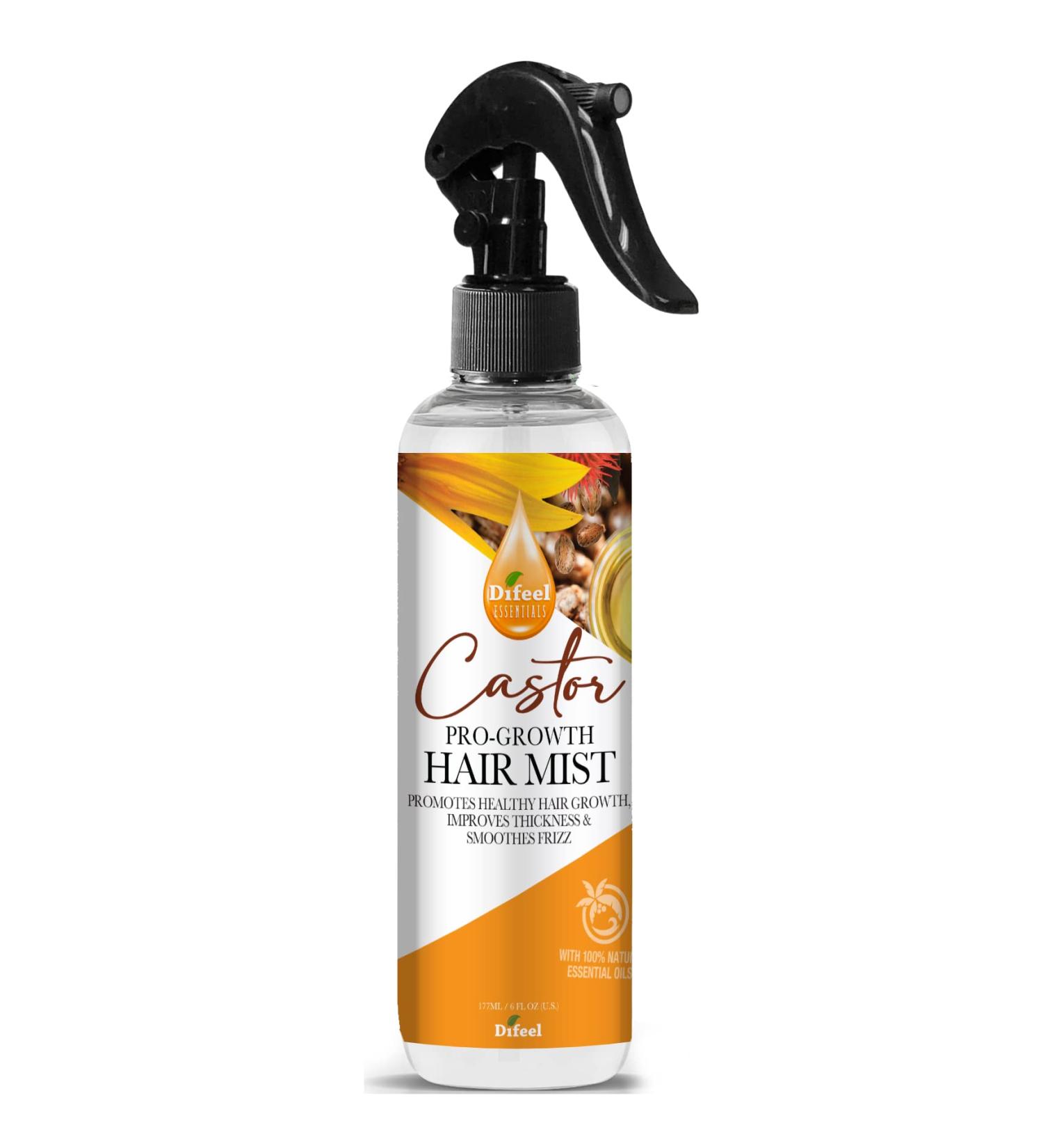 Buy Difeel Essentials Pro-Growth Castor Hair Mist 6 oz | Nourish & Strengthen Hair | Fast International Shipping - Buy Online on GoSupps.com
