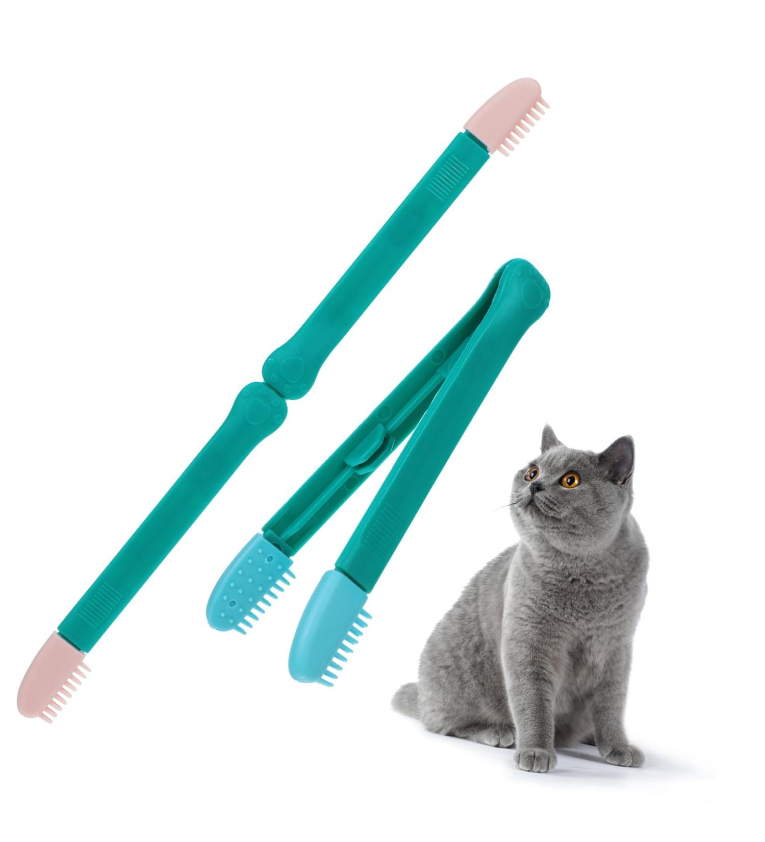 Kisangel 2pcs Eye Gum Cleaner Tear Marks Brush for Dogs Toallitas Desmaquillantes Pet Comb Dog Eye Cleaner Pp 10.00X3.20X1.00CM Assorted Color - Buy Online on GoSupps.com