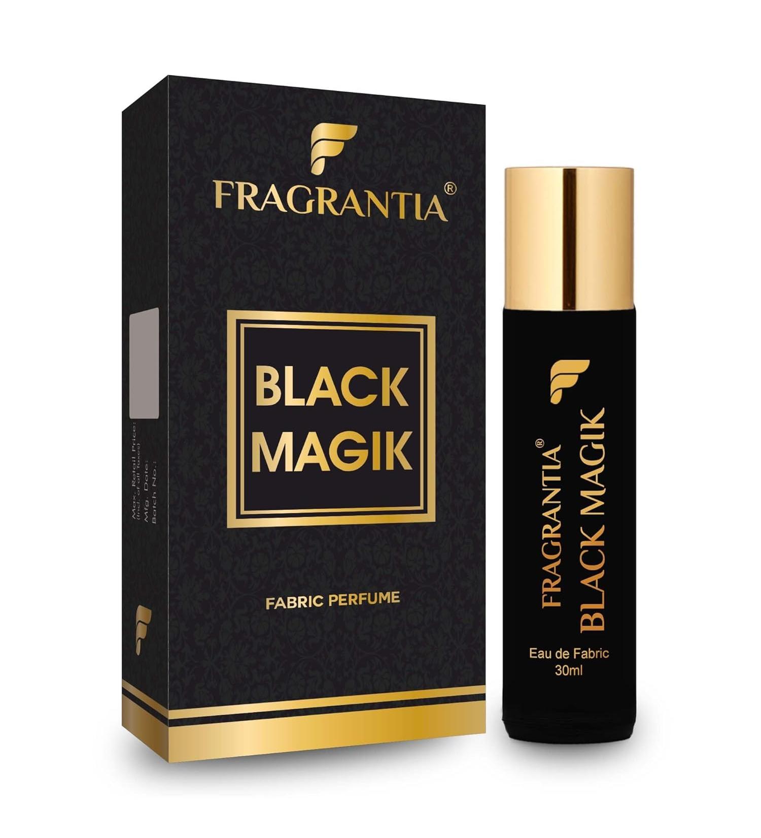 Fragrantia Black Magik Eau De Perfume for Men | Woody Musky | Long Lasting Fragrance |Date Night Premium Luxury Perfume Spray for Men 30ml - Buy Online on GoSupps.com