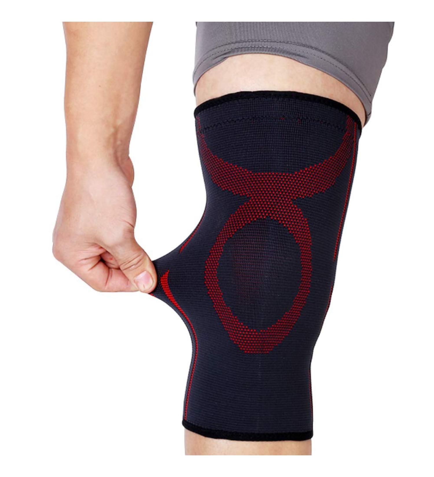 Buy Knee Support Brace for Volleyball Soccer & Basketball - Elastic Compression Sleeve for Men & Women - Buy Online on GoSupps.com