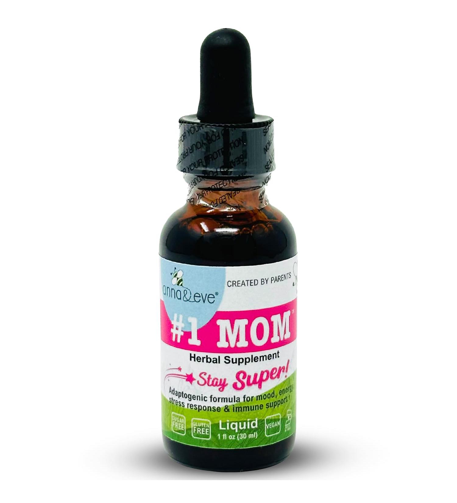 Anna & Eve #1 MOM Herbal Supplement Ashwagandha Drops | Energy, Balance, Stamina Support for Women | Natural Liquid Formula with Ashwagandha Tincture for Fatigue | Vegan, Gluten-Free, 1 Fl Oz #1 MOM - Ashwagandha 1 Fl Oz (  - Buy Online on GoSupps.com