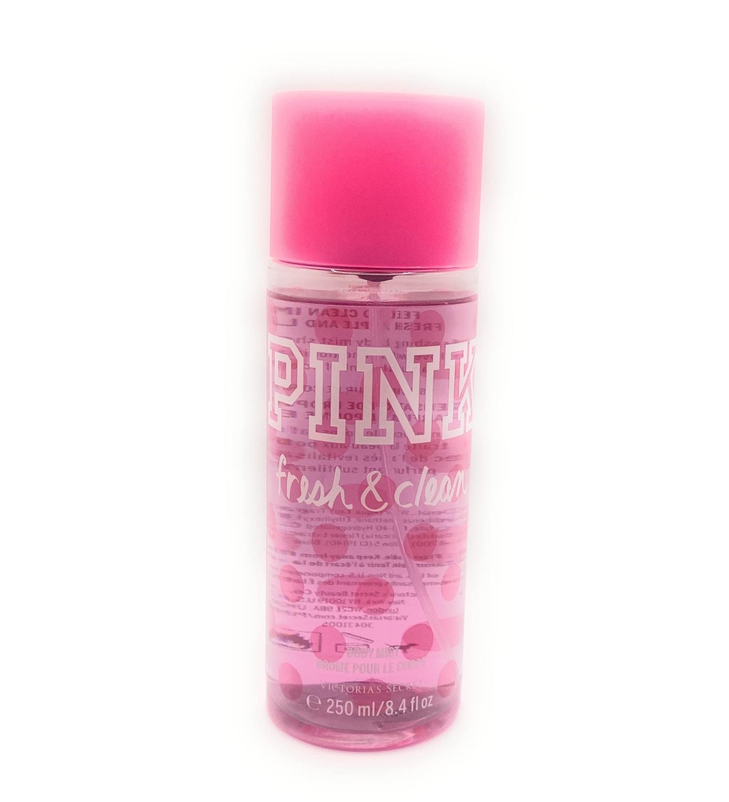 Victoria's Secret Pink Fresh & Clean Scented Body Mist Fresh Apple & Lily 8.4 Ounce Spray - Buy Online on GoSupps.com