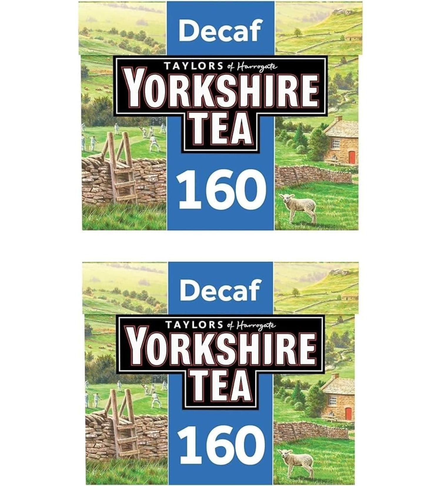 Yorkshire Tea Decaffeinated Tea Bags (2 x 160's)