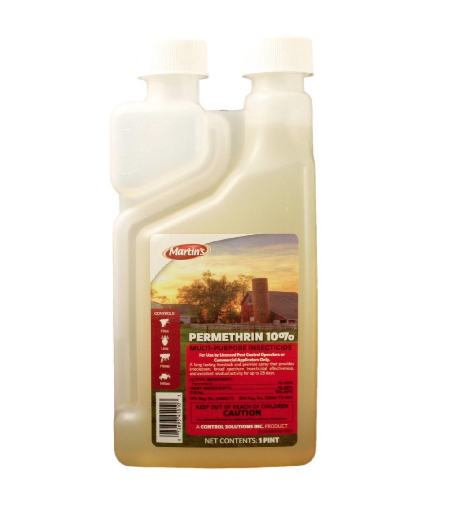 Martins Permethrin 10% Livestock Dog Kennel Ticks Fleas 16oz ,product_by: pcostore it#22121388111885
