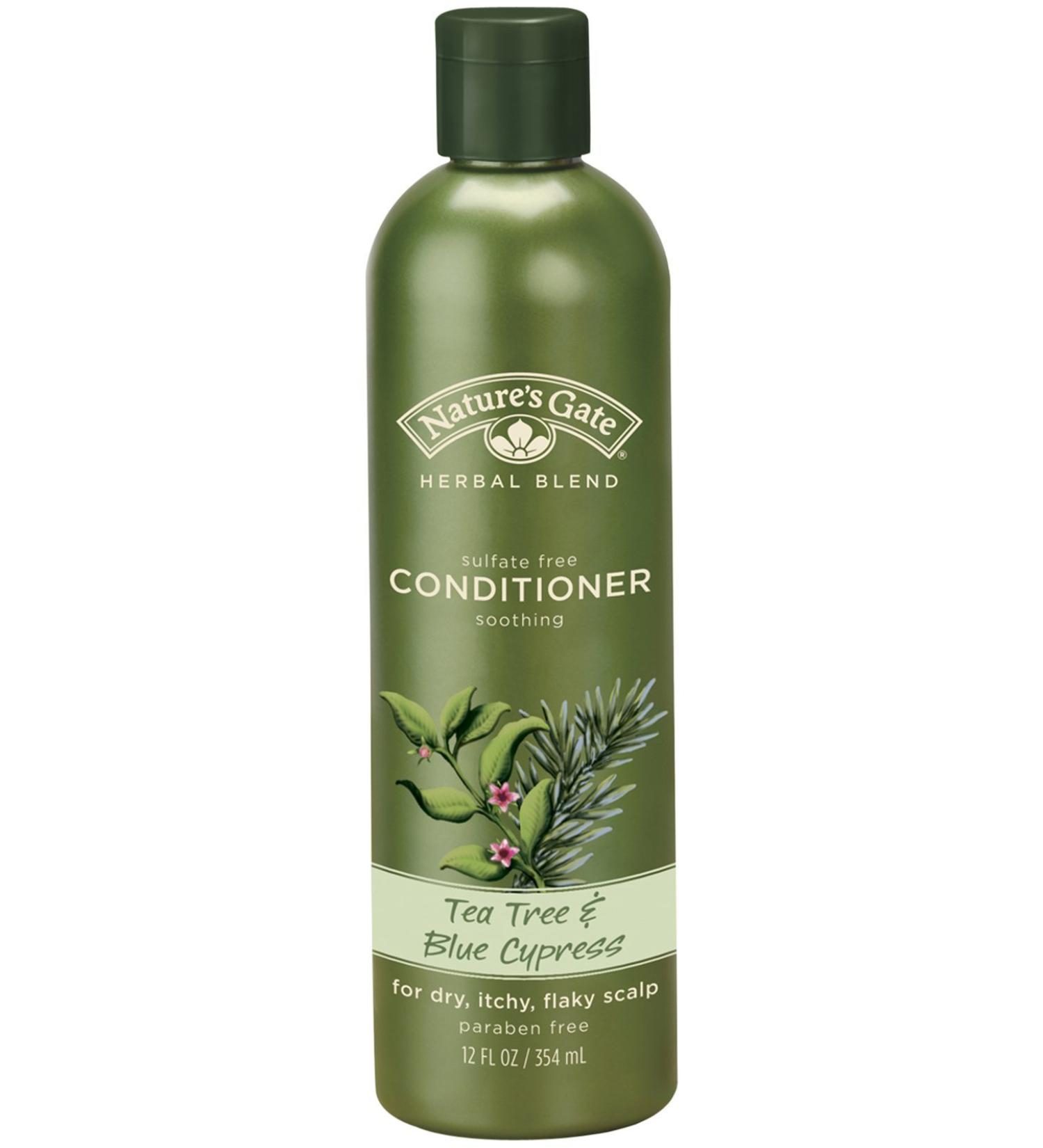 Nature's Gate Conditioner for Dry  Itchy  Flaky Scalp - Tea Tree & Blue Cypress - 12 oz