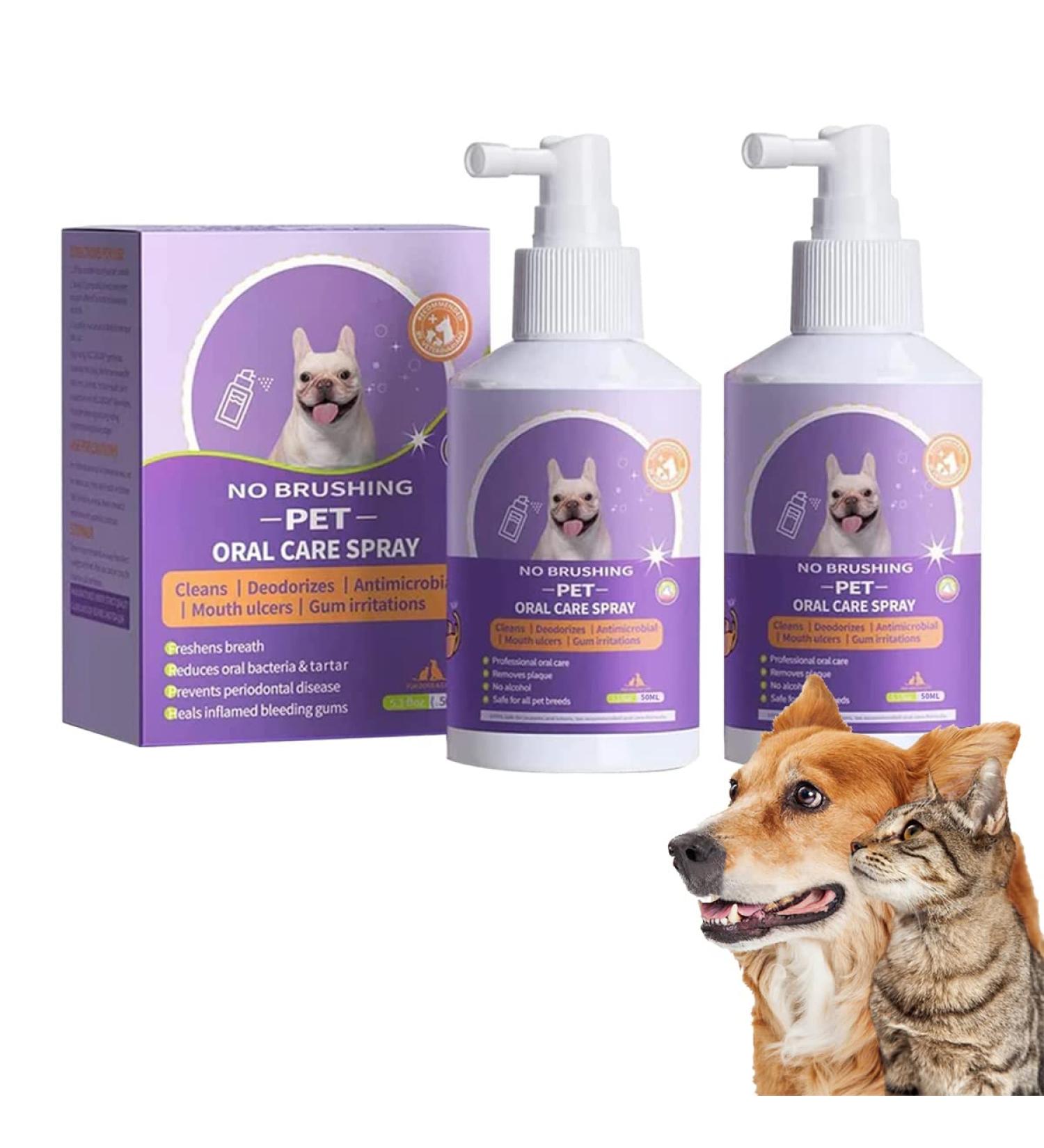 2PCS Pet Clean Teeth Cleaning Spray Pet Teeth Cleaning Spray Teeth Cleaning Spray for Dogs Pet Oral Spray Clean Teeth Pet Breath Freshener Oral Spray Pet Oral Spray Pet Oral Spray Clean Spray Petry Teeth Cleaning Spray Petry Oral Spray for Dogs & Cats - Buy Online on GoSupps.com