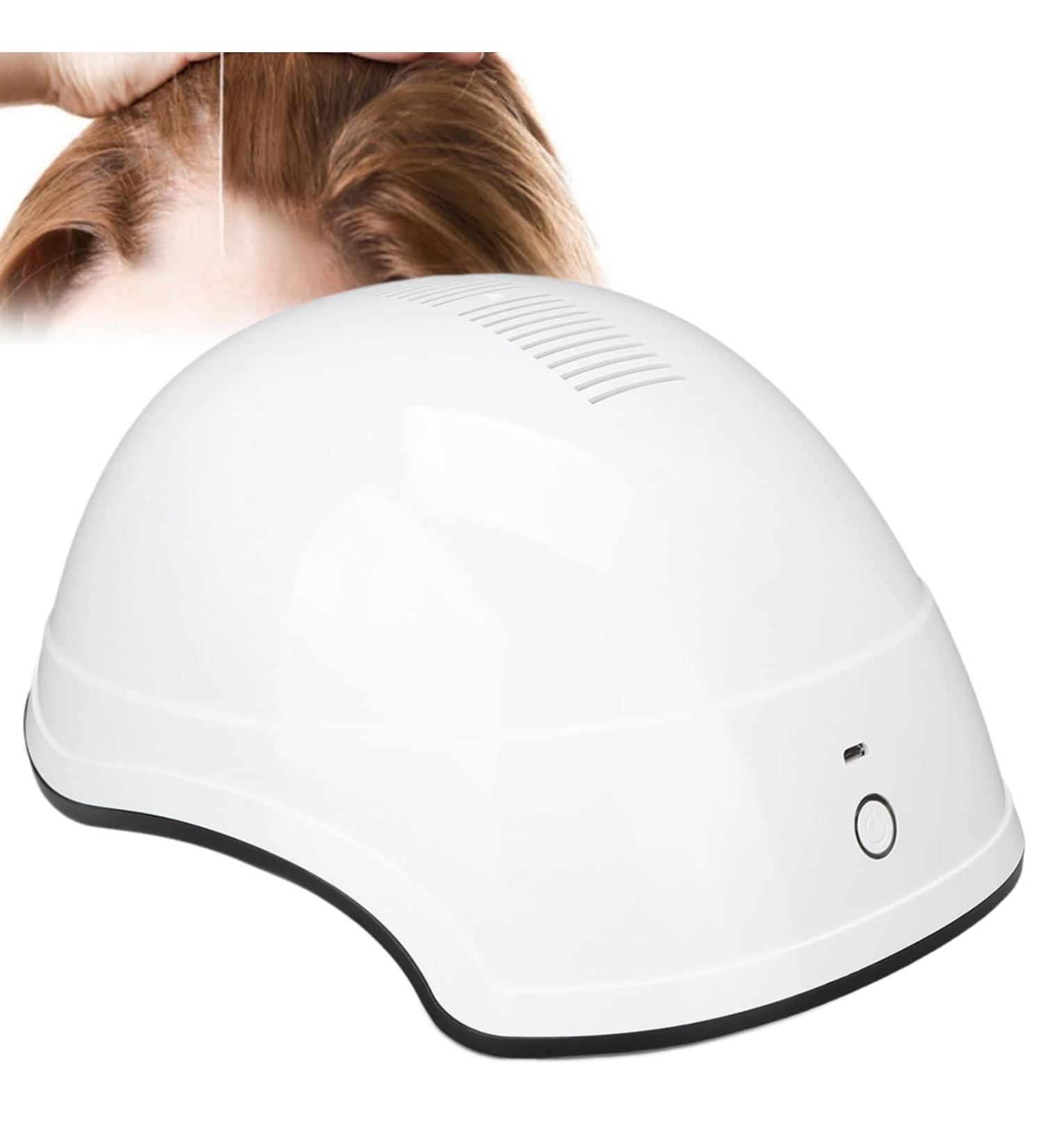 Infrared Hair Growth Helmet - Strengthen Roots, Prevent Hair Loss | Low Energy Light Therapy Cap - Buy Online on GoSupps.com