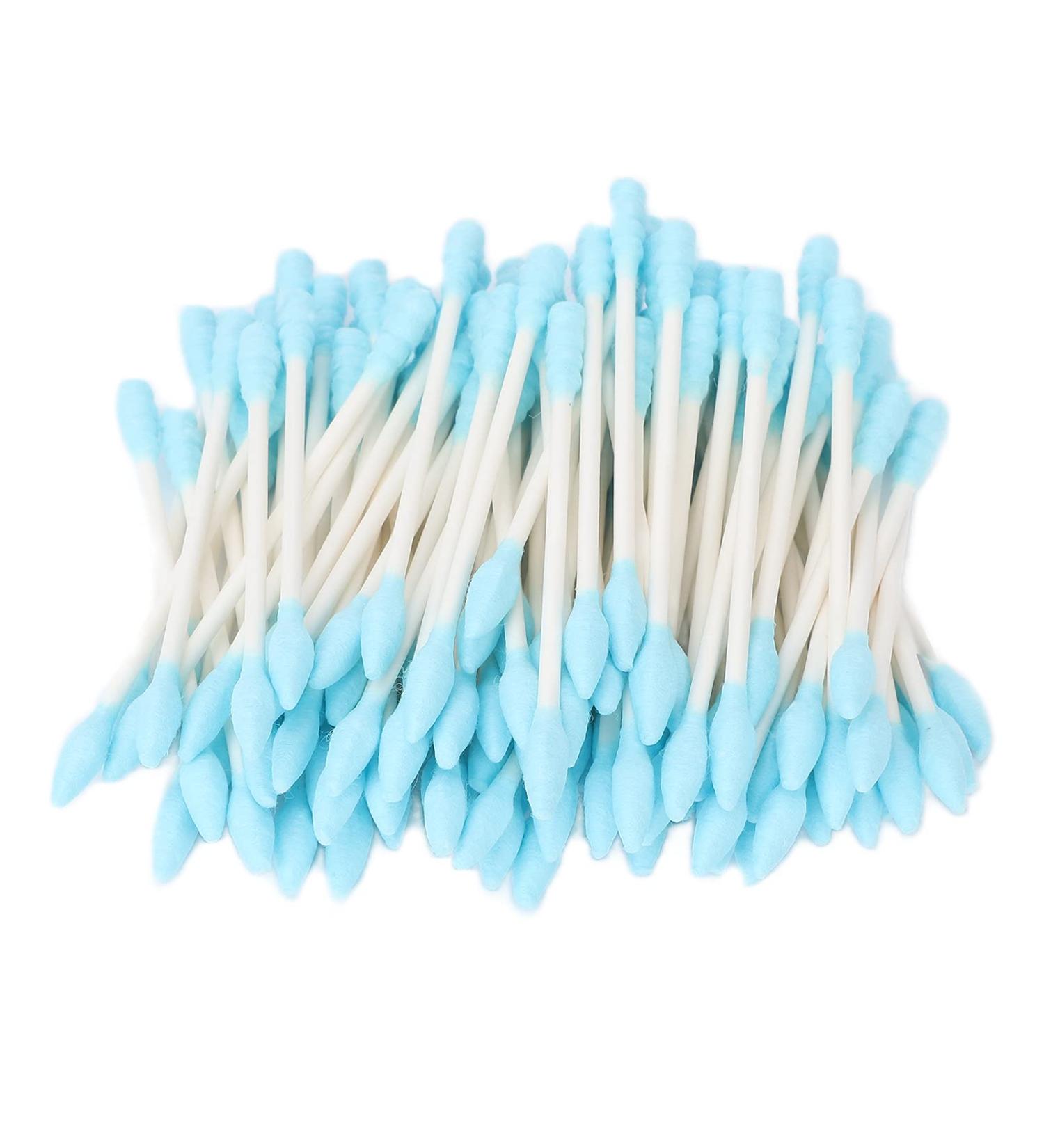 100 Cotton Swabs - Double Lace Makeup Swabs for Precise Cleaning | Disposable Ear & Cosmetic Care | International Shipping - Buy Online on GoSupps.com
