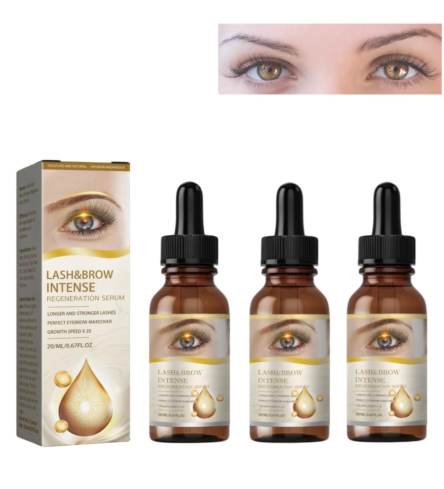 Eyelash and Eyebrow Regeneration Serum Natural Eyelash and Eyebrow Growth Serum Nourishing Eyelash and Eyebrow Care Serum Stimulates Cell Regeneration of the Eyelashes - Buy Online on GoSupps.com