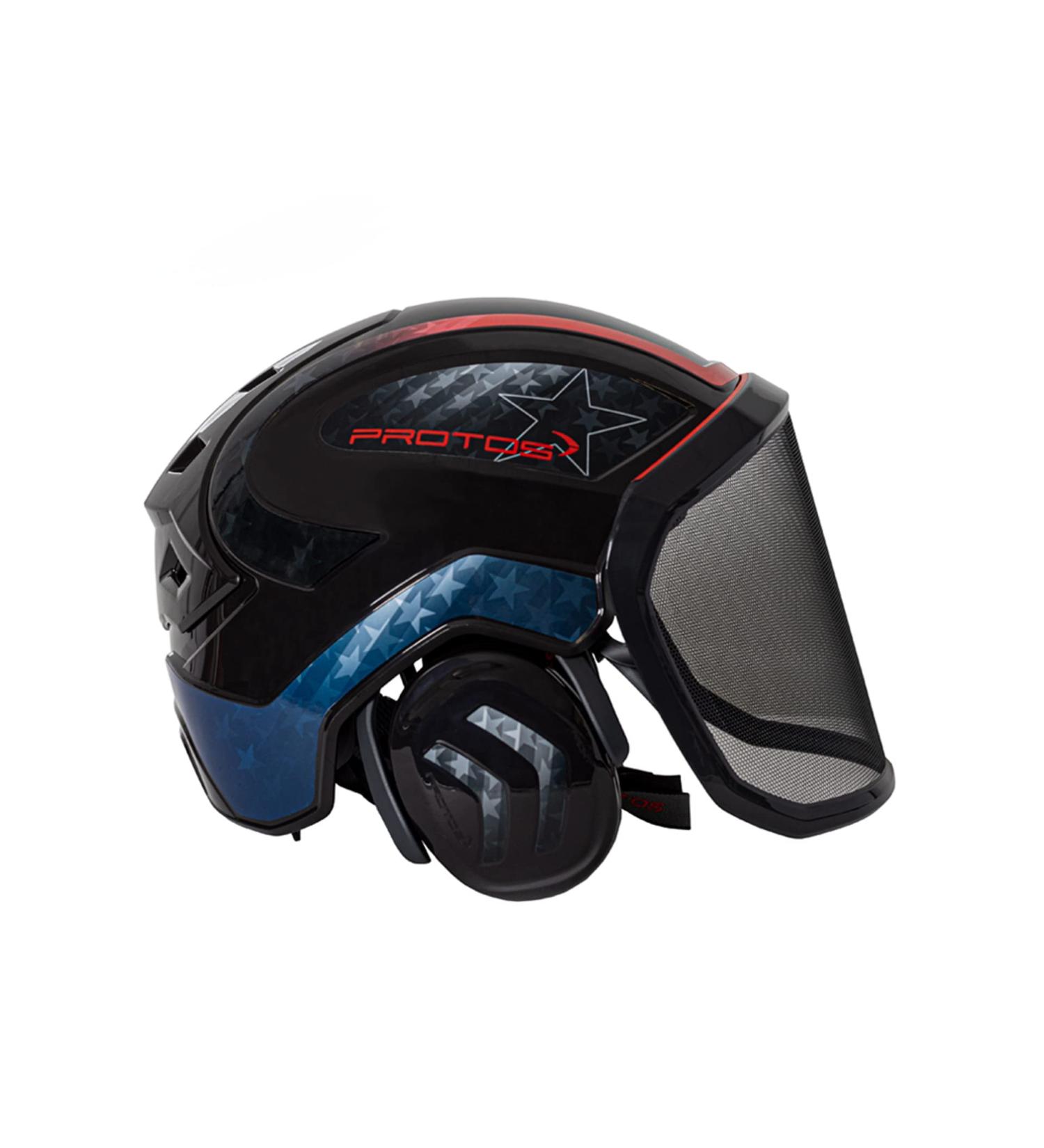 Protos Integral Arborist Helmet - Stars & Stripes Height:72CM - Buy Online on GoSupps.com