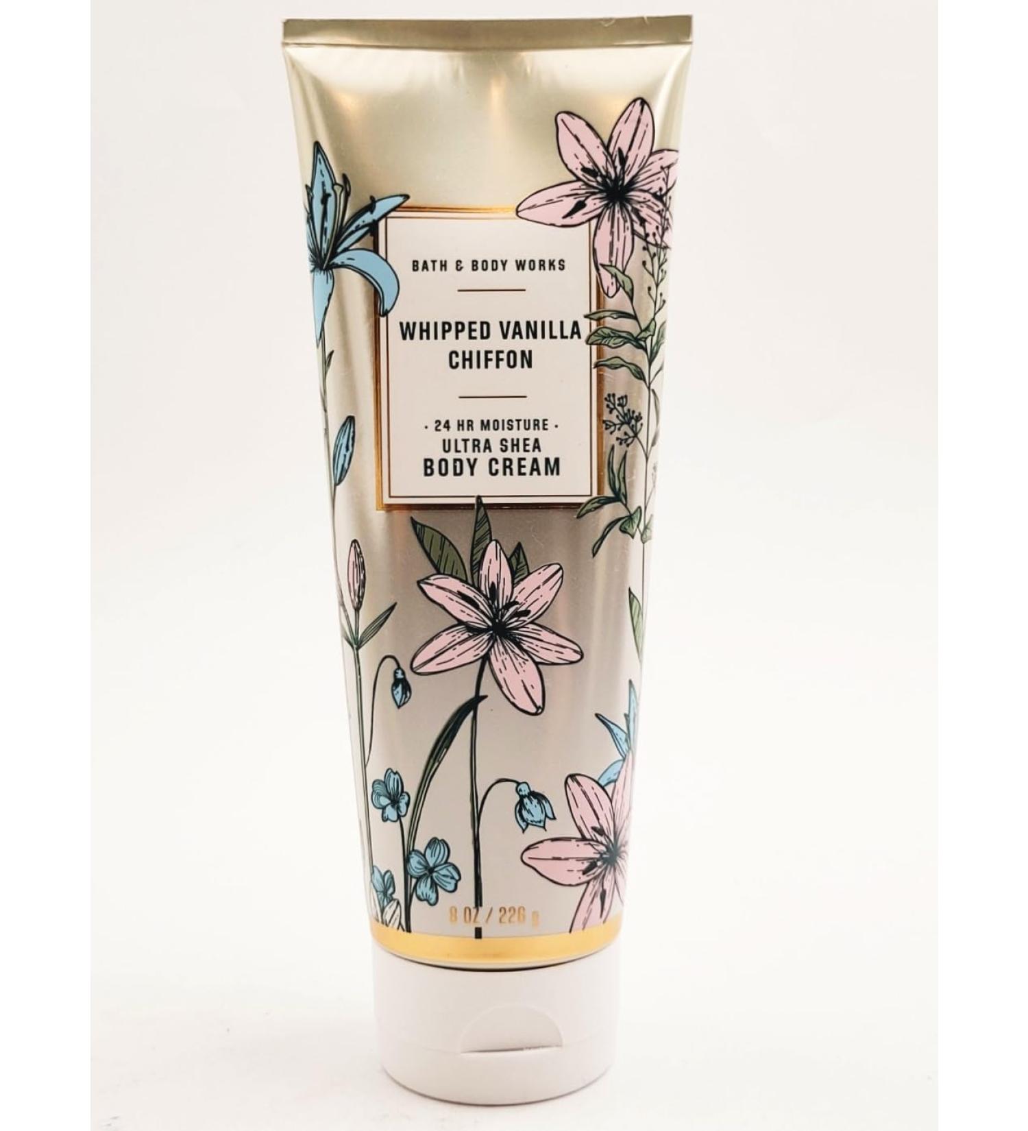 Whipped Vanilla Chiffon Bath and Body Ultra Shea Body Cream 8 oz