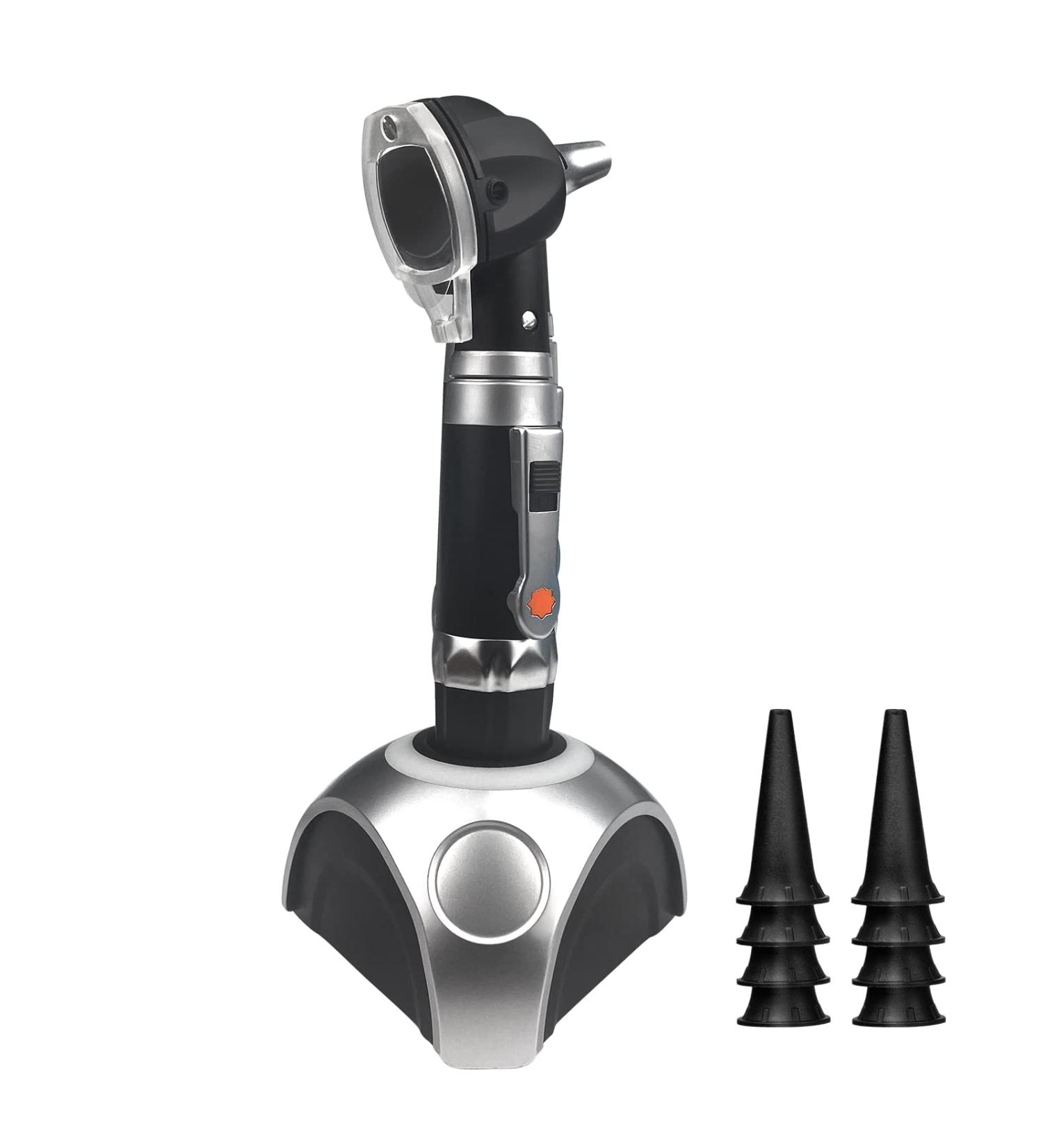 Scian Otoscope with Light - Professional Ear Care Tool for Adults Children & Pets | Fiber Illumination Pocket Otoscope Set (Black) - Buy Online on GoSupps.com