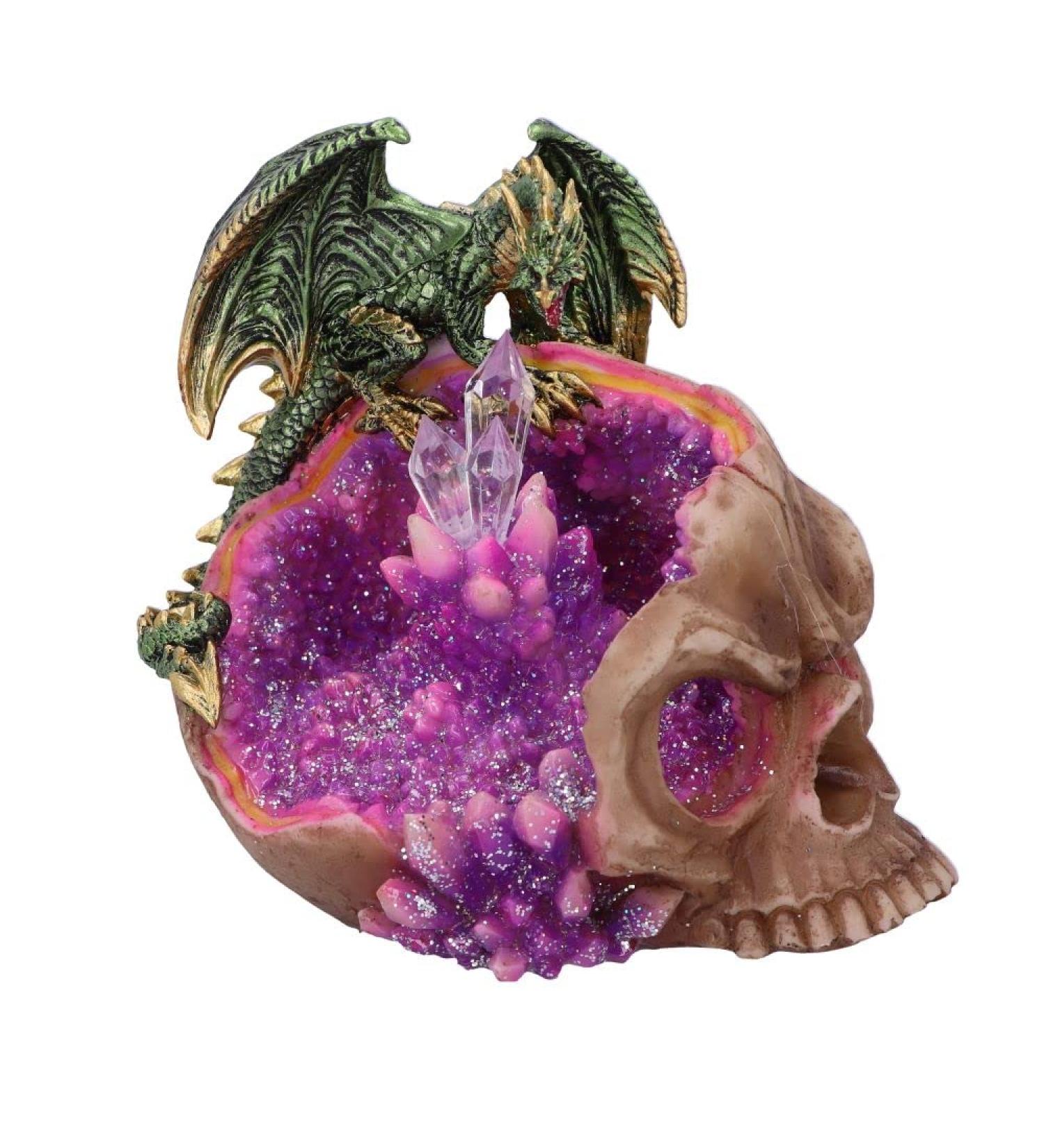 Nemesis Now Crystalline Cranium 15.7cm Pink - Unique and Stunning Home Decor Piece - Buy Online on GoSupps.com