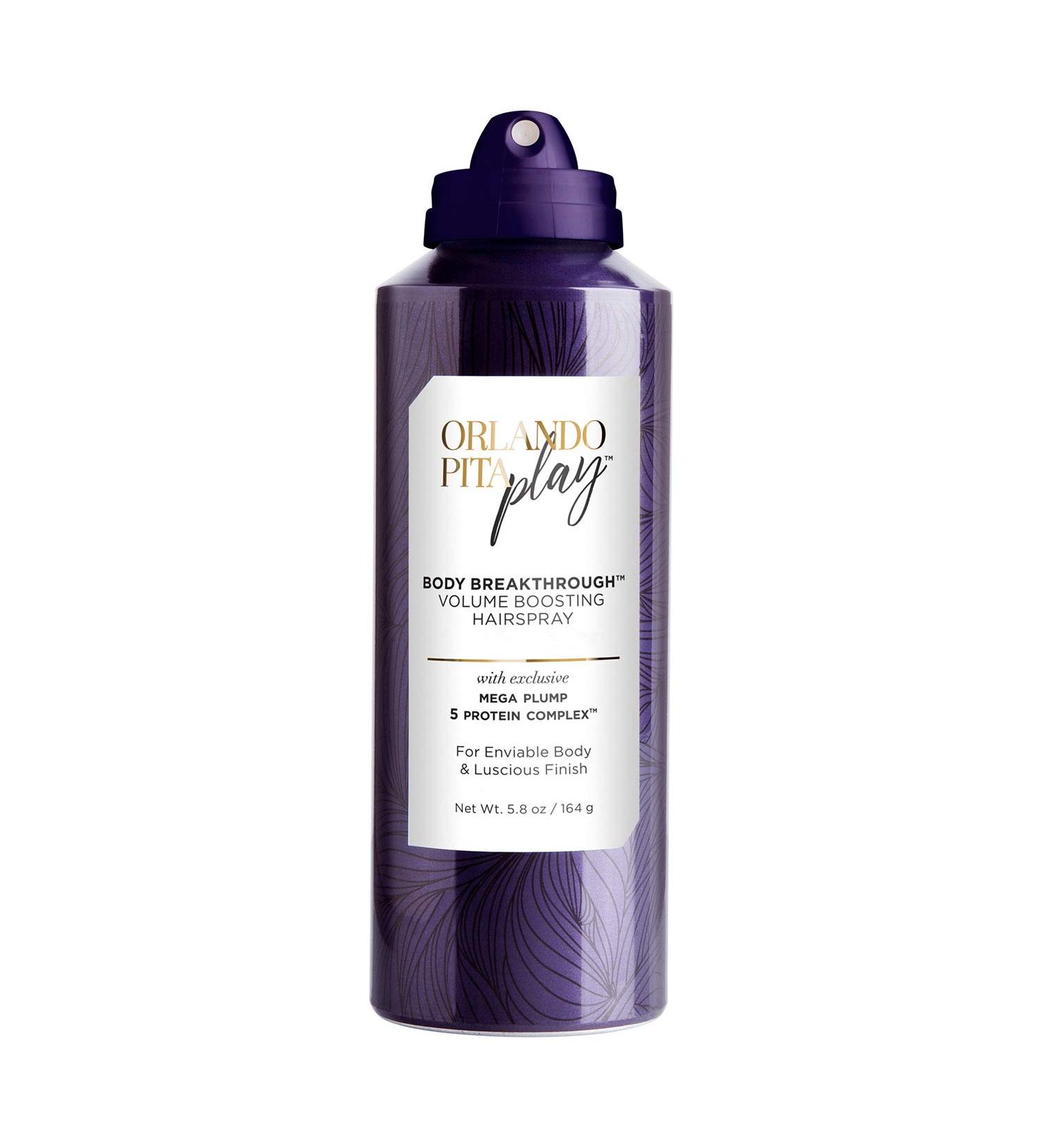 Orlando Pita Play Body Breakthrough Volume Boosting Hairspray Adds Texture & Fullness No Parabens No SLS/SLES 5.8 Oz - Buy Online on GoSupps.com