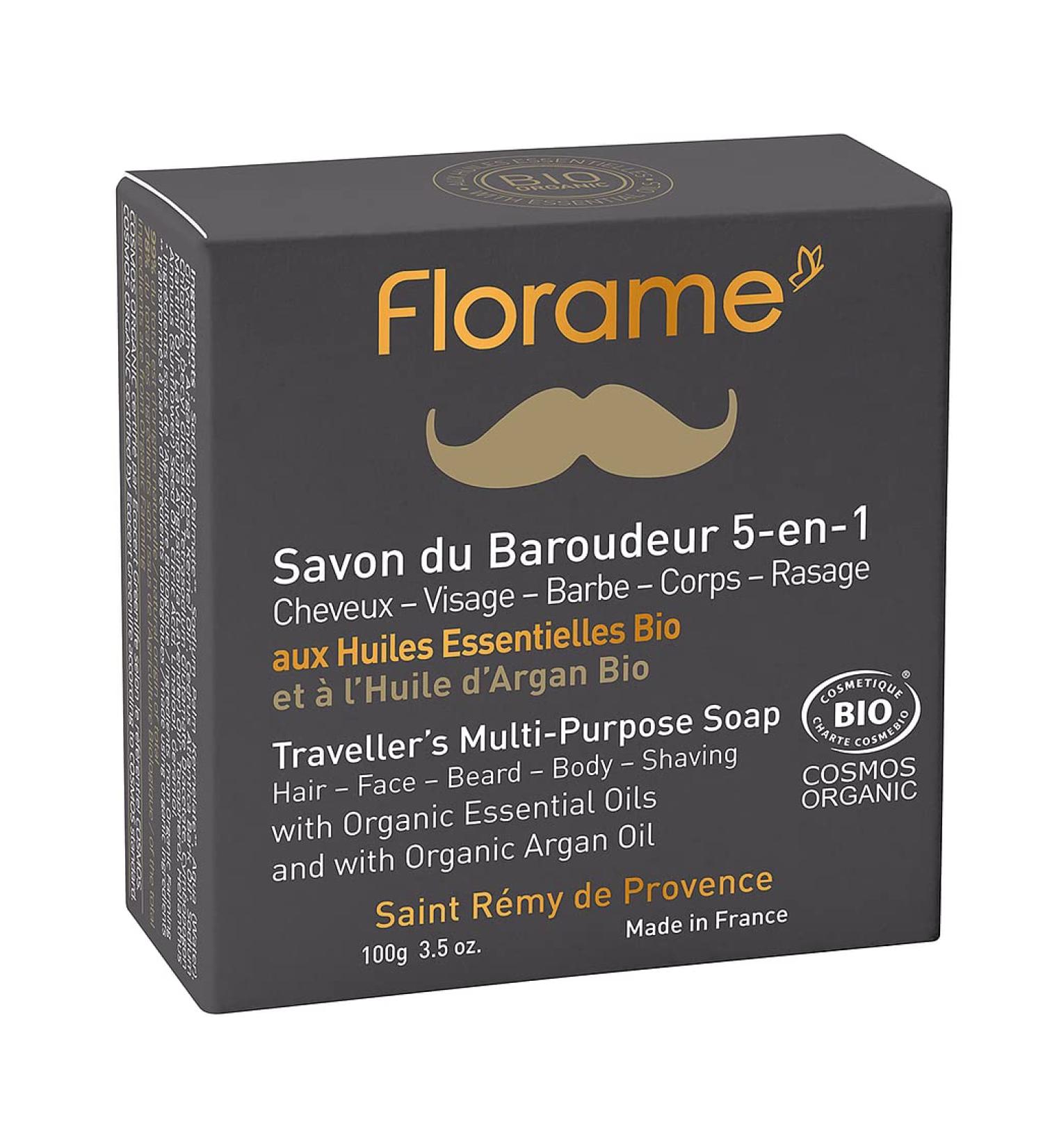 Florame Soap travel 5in1 men 100 g 600 g