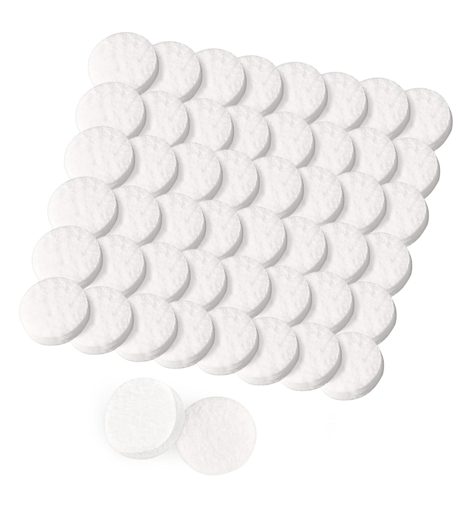 Buy 50 PCS White Essential Oil Refill Pads - 0.63 Inch Cotton Pads for Diffuser Necklaces & Bracelets | Aromafier Replacement Pads & Car Air Vent Clip Fragrance Tablets - International Shipping Available - Buy Online on GoSupps.com