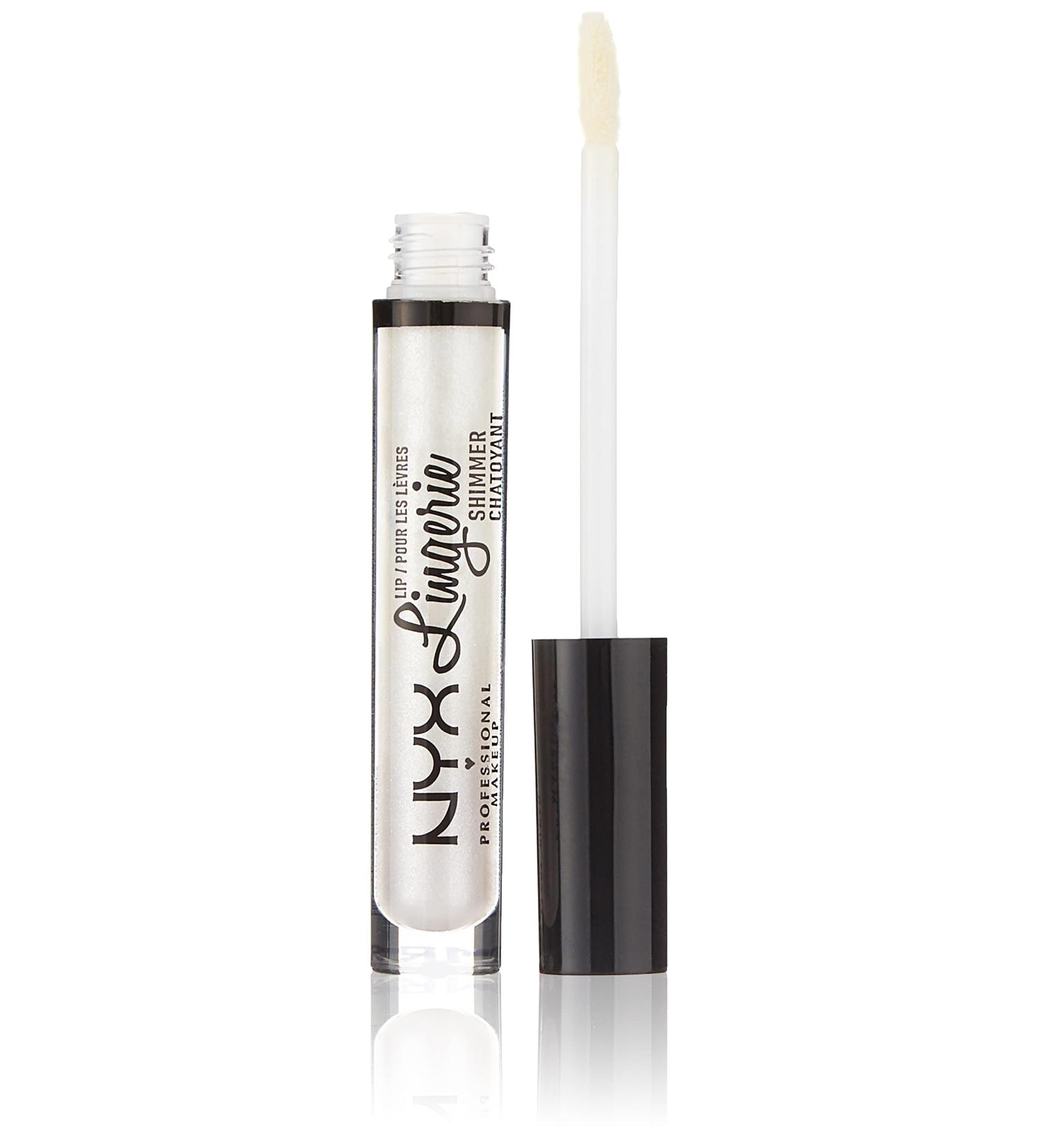 NYX Lip Lingerie Shimmer Lip Gloss - Clear 0.11 Ounce - Buy Online on GoSupps.com