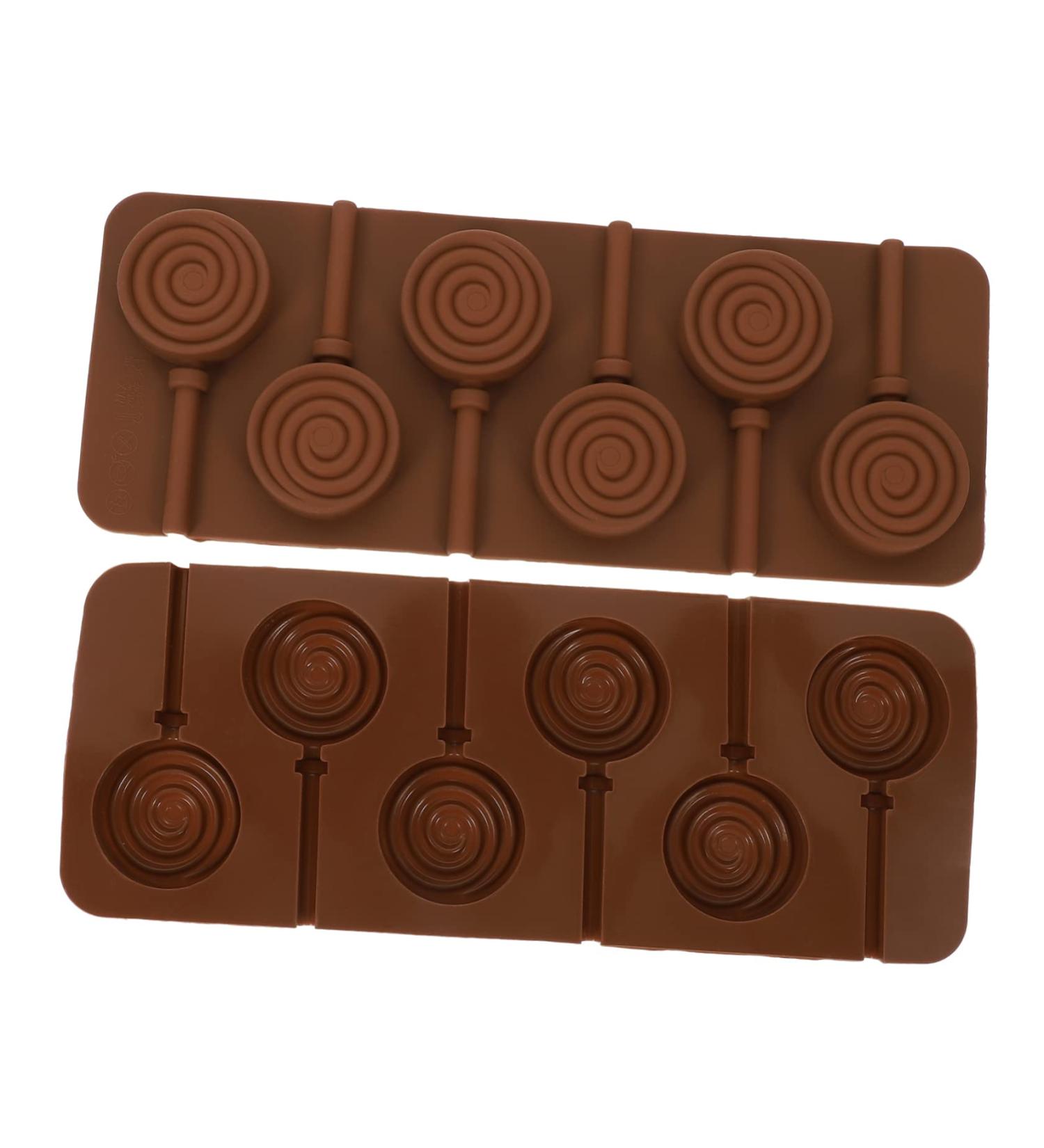 Ciieeo 2pcs Lollipop Mold Festival Baking Mold Lollipop Ball Molds Cookie Molds Sphere Lollipop Fondant Molds Sucker Molds Sucker Lollipop Silicone Cake Fudge Silica Gel Chocolate Candies - Buy Online on GoSupps.com