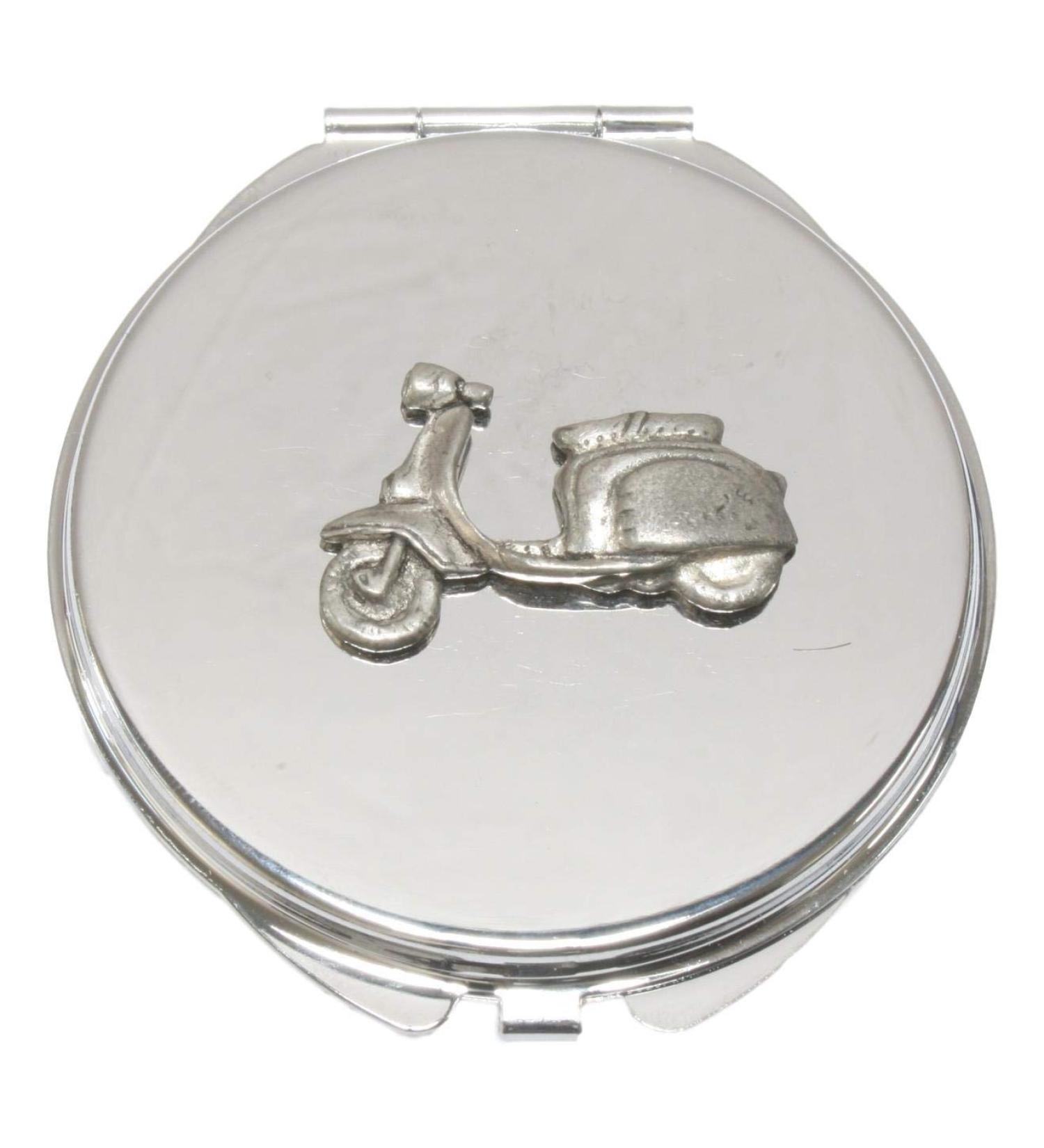 Lambretta Scooter Compact Mirror Handbag Gift With Free Engraving 212 - Buy Online on GoSupps.com