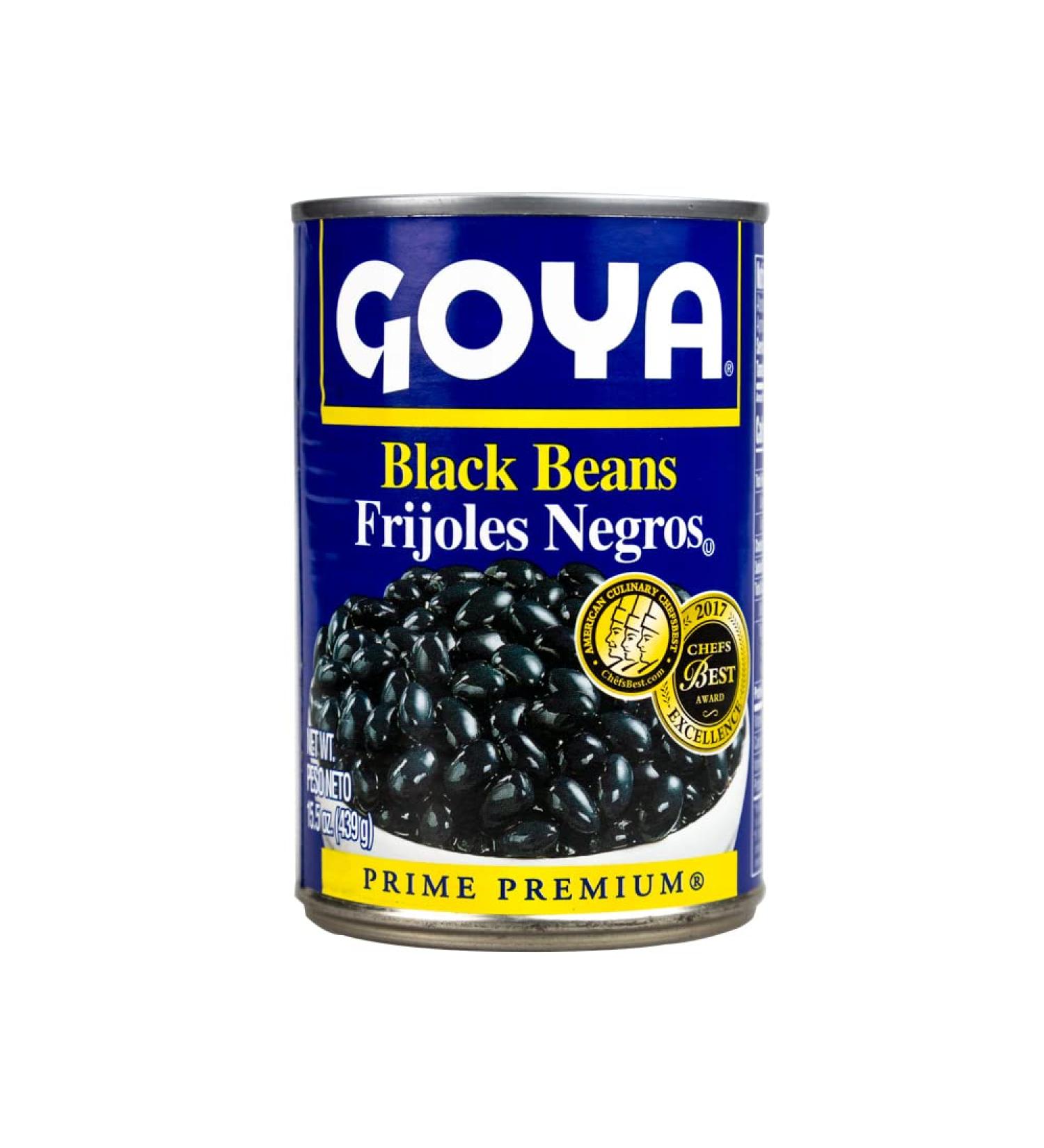 Goya Premium Black Beans 15.5 Oz - Authentic and Delicious - Pack of 1 - Buy Online on GoSupps.com